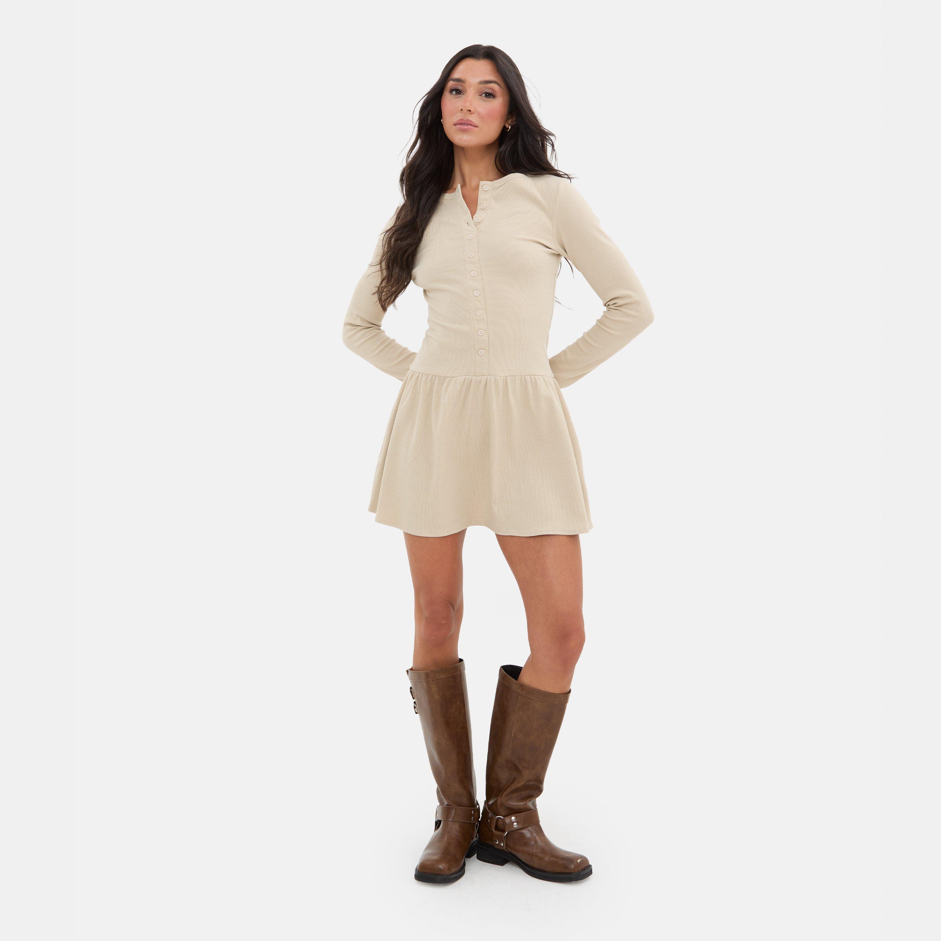 Piedra - I Saw It First - Rib Mini Dress - 1