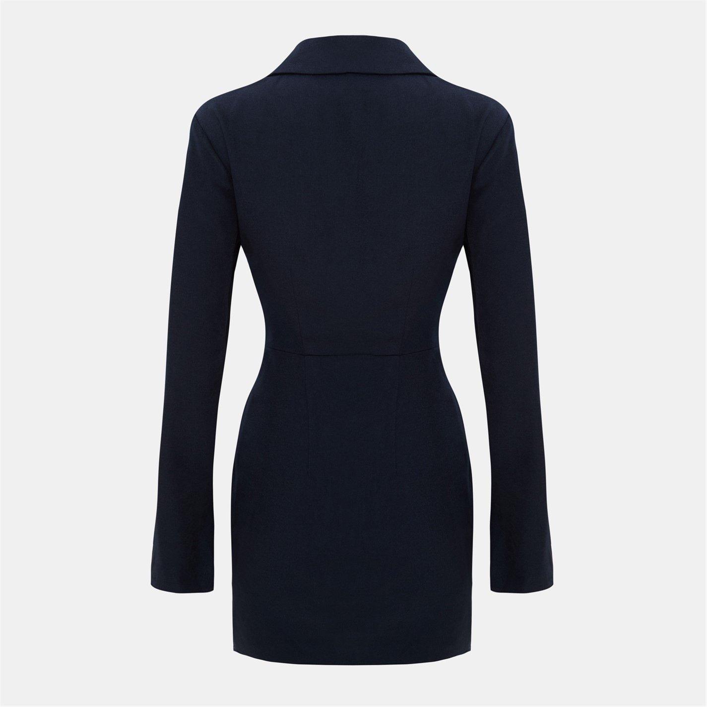 Navy - I Saw It First - Navy Blazer Dress - 3