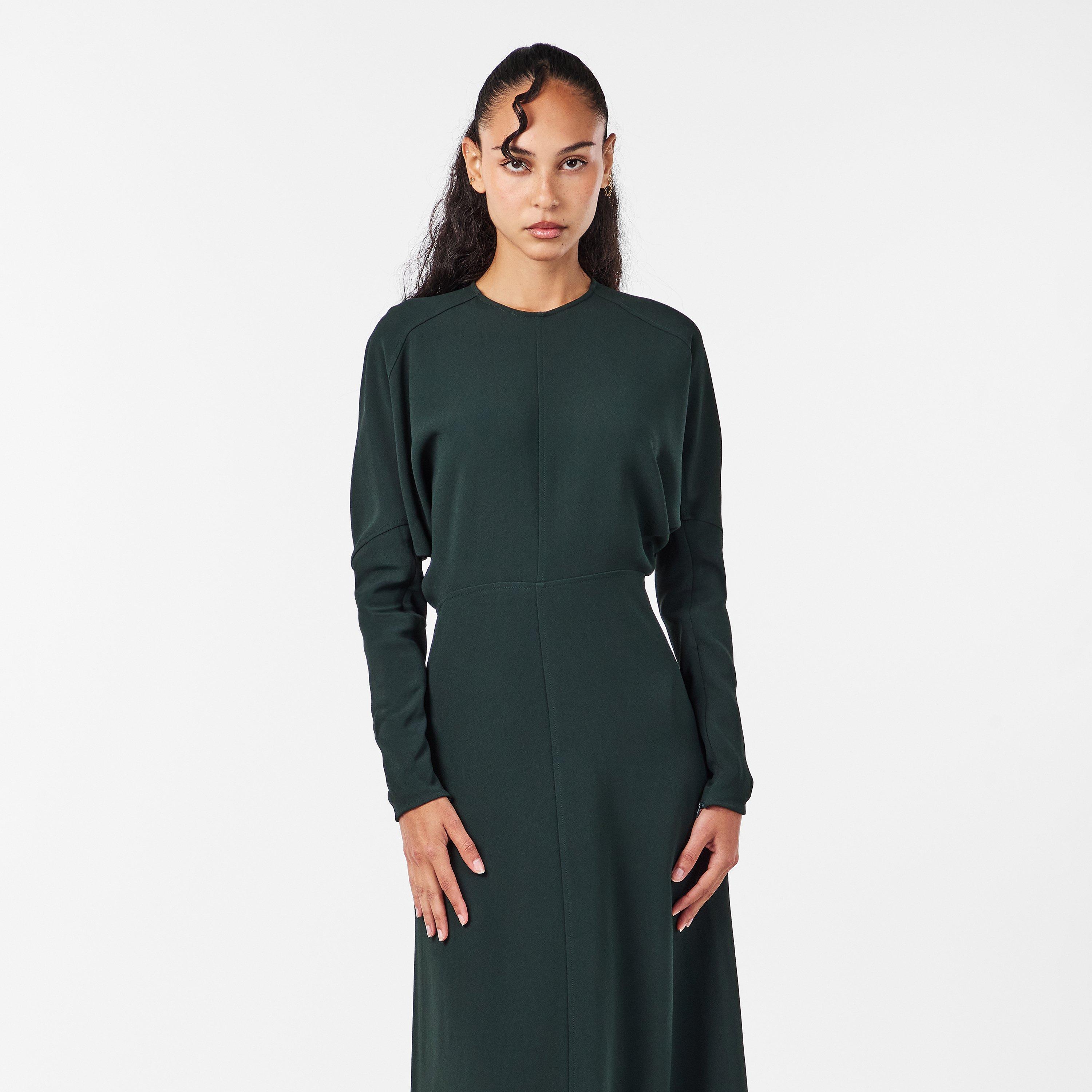 Dark Pine - Victoria Beckham - Women's A Line Dress - 3