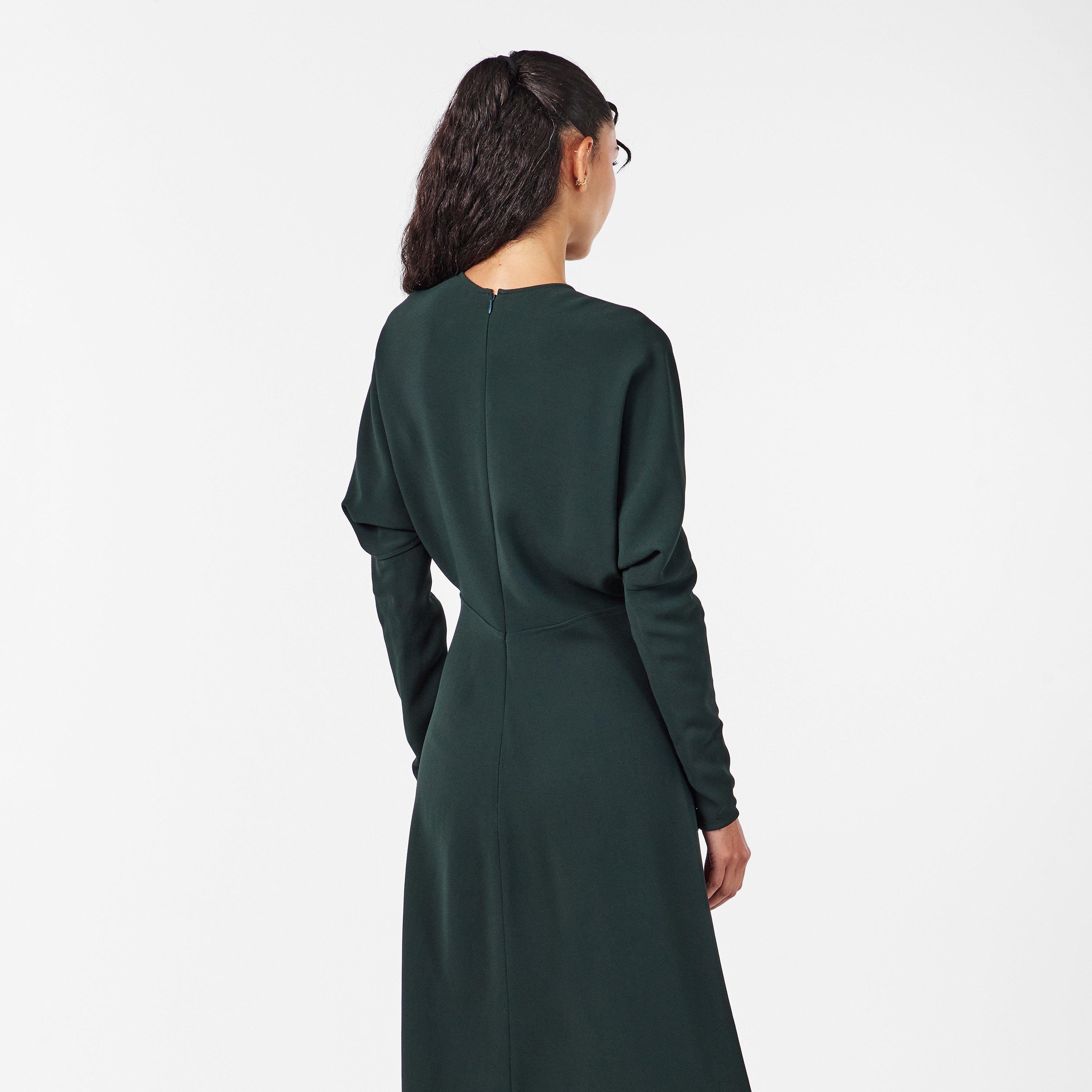 Dark Pine - Victoria Beckham - Women's A Line Dress - 4