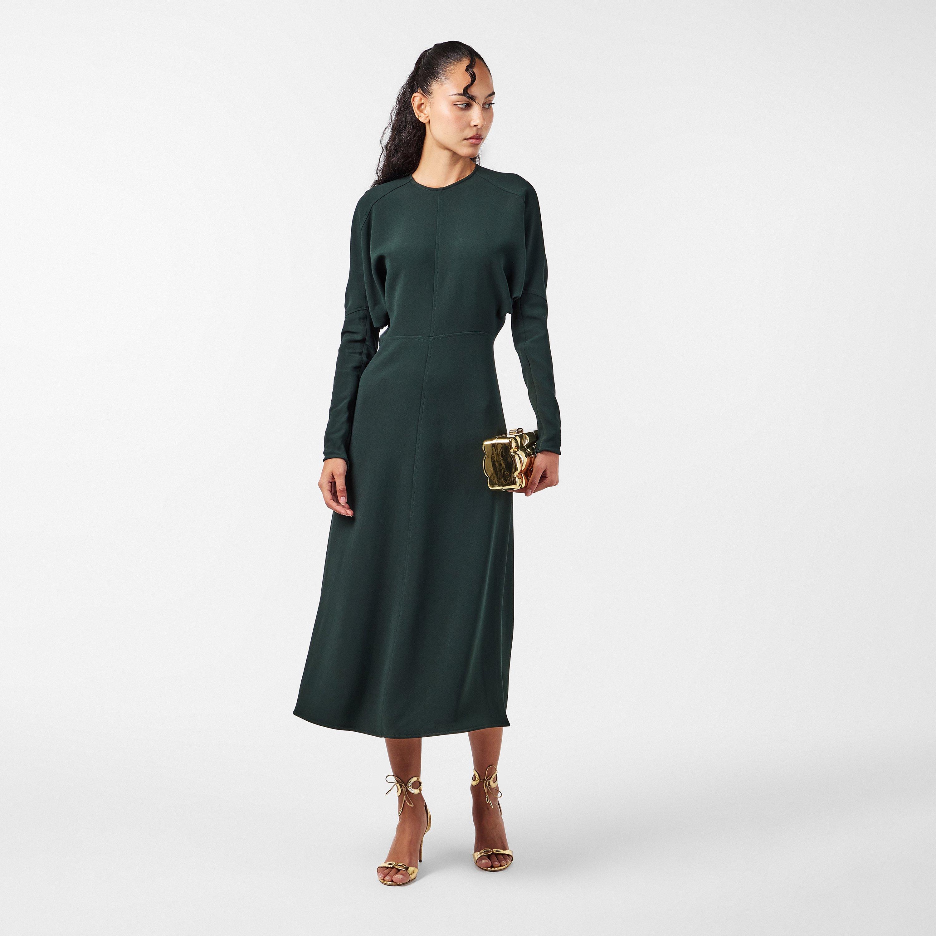 Dark Pine - Victoria Beckham - Women's A Line Dress - 6