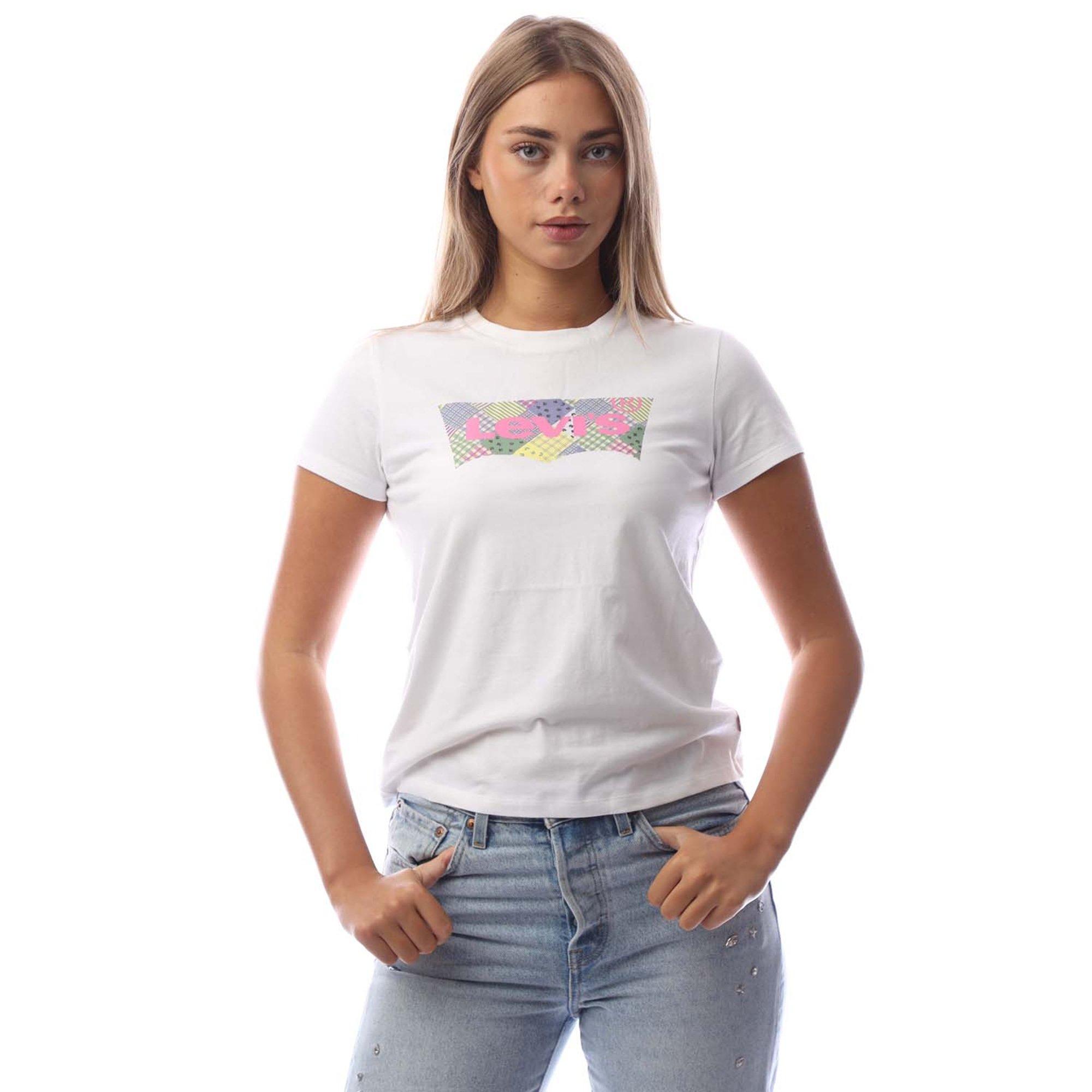 Fill Brt White - Levis - Women's The Perfect T-Shirt - 1