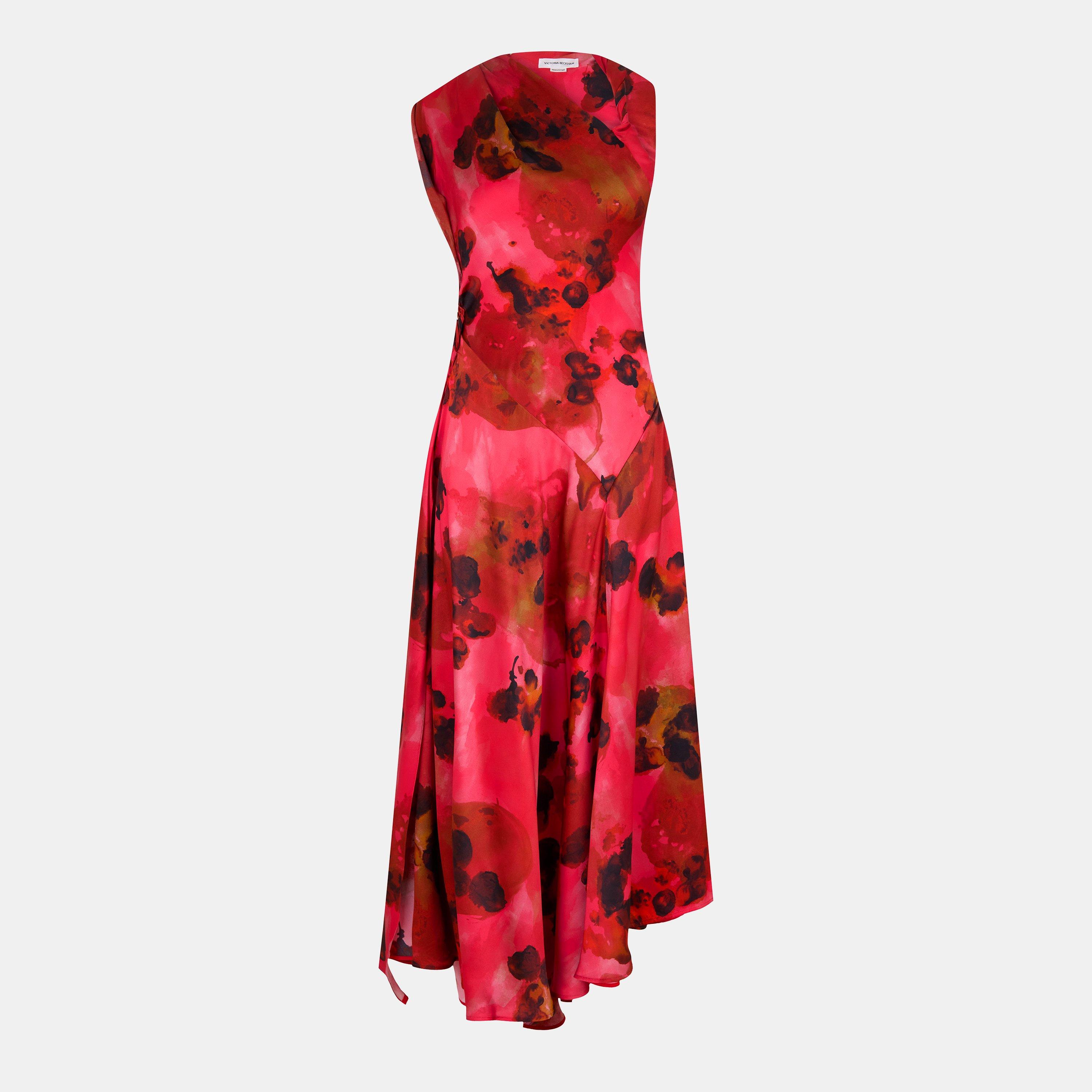 Raspberry - Victoria Beckham - Women's A Line Dress - 1