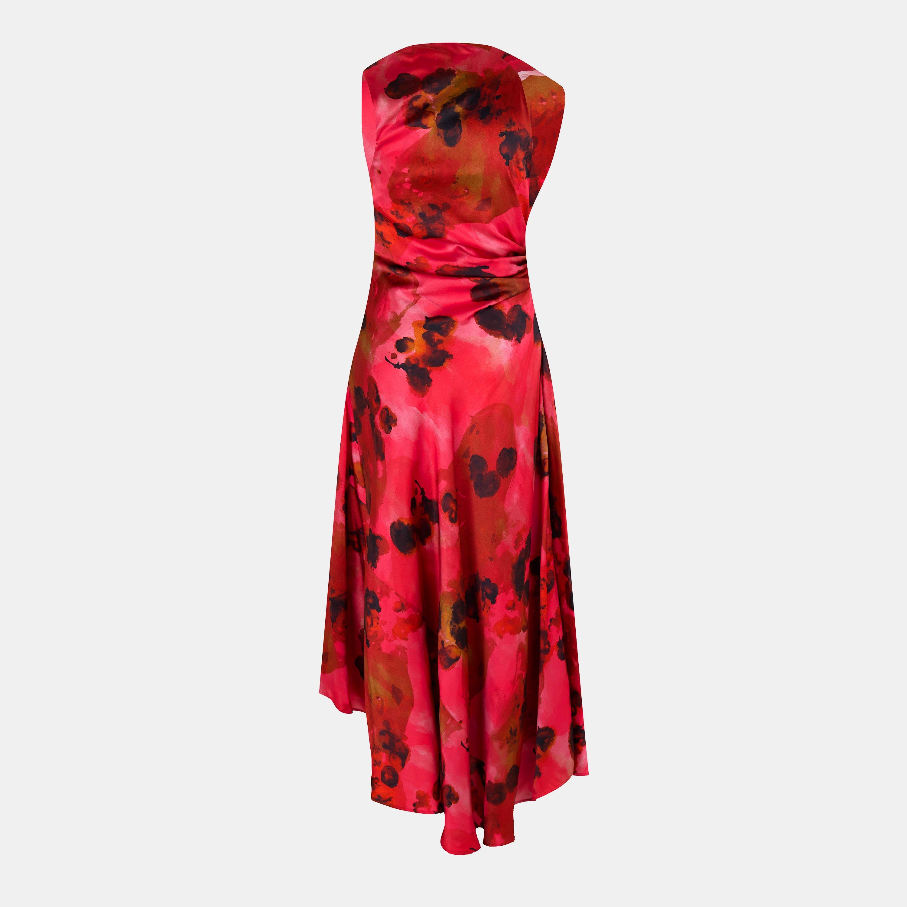 Raspberry - Victoria Beckham - Women's A Line Dress - 2