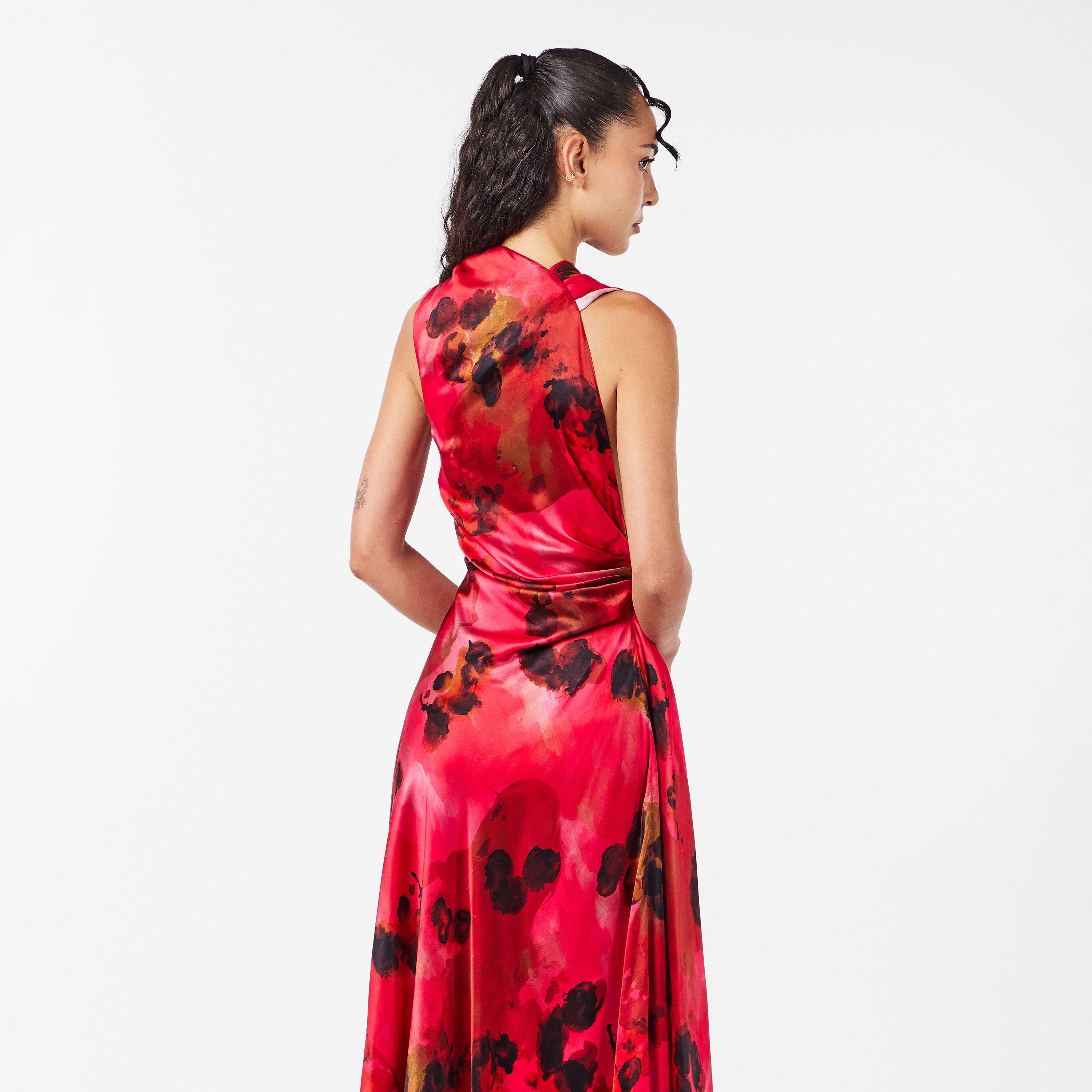 Raspberry - Victoria Beckham - Women's A Line Dress - 4