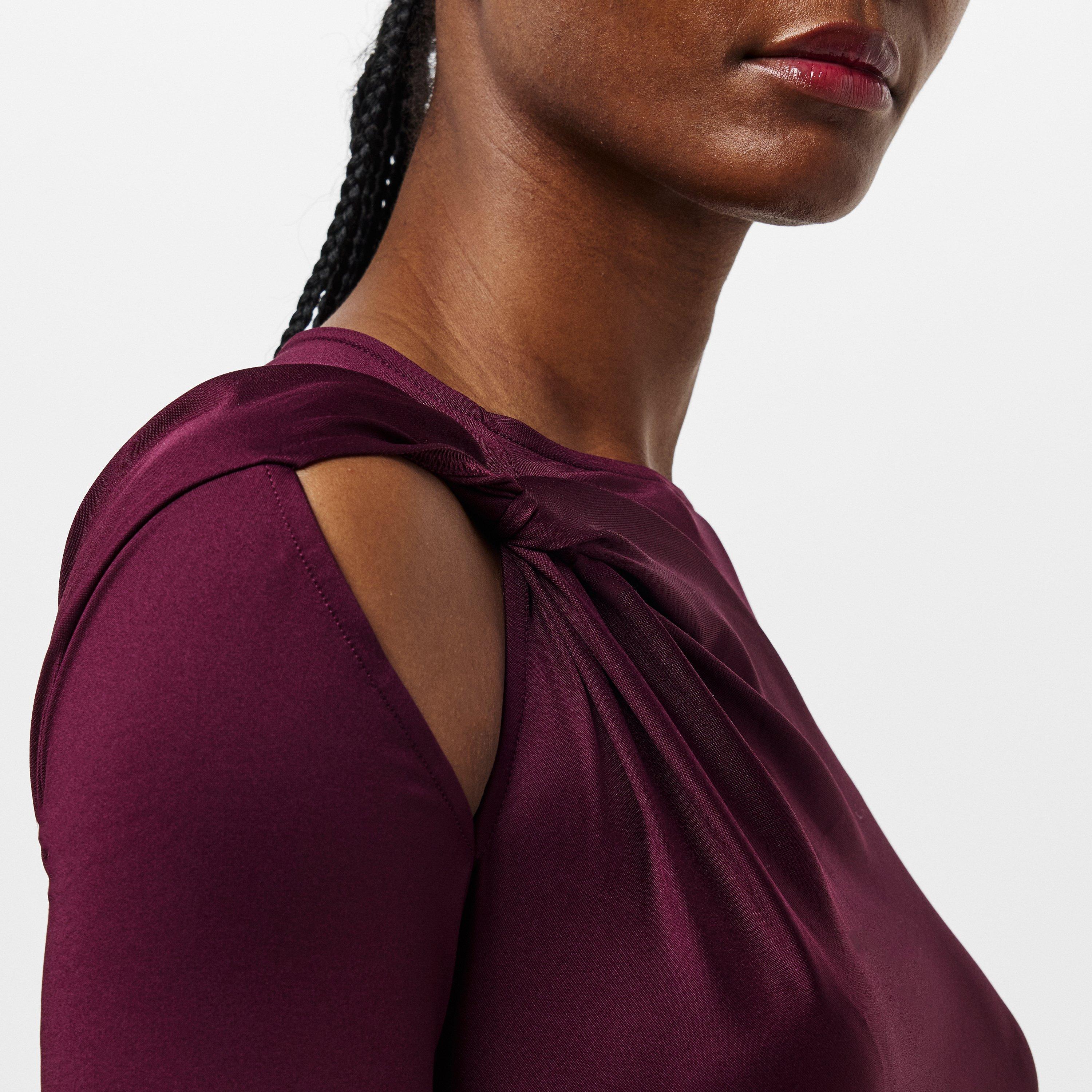 Merlot - Victoria Beckham - Women's A Line Dress - 5