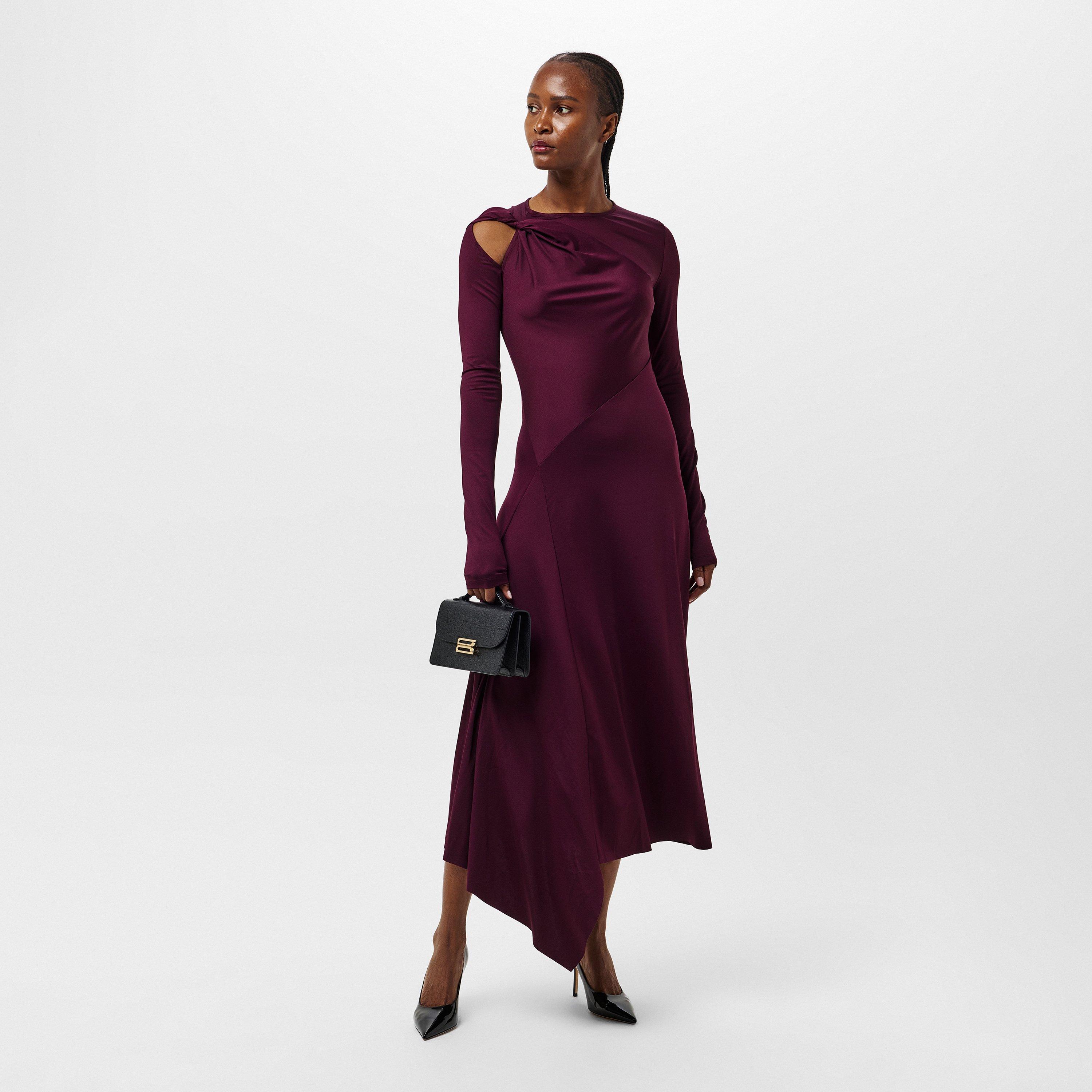 Merlot - Victoria Beckham - Women's A Line Dress - 6
