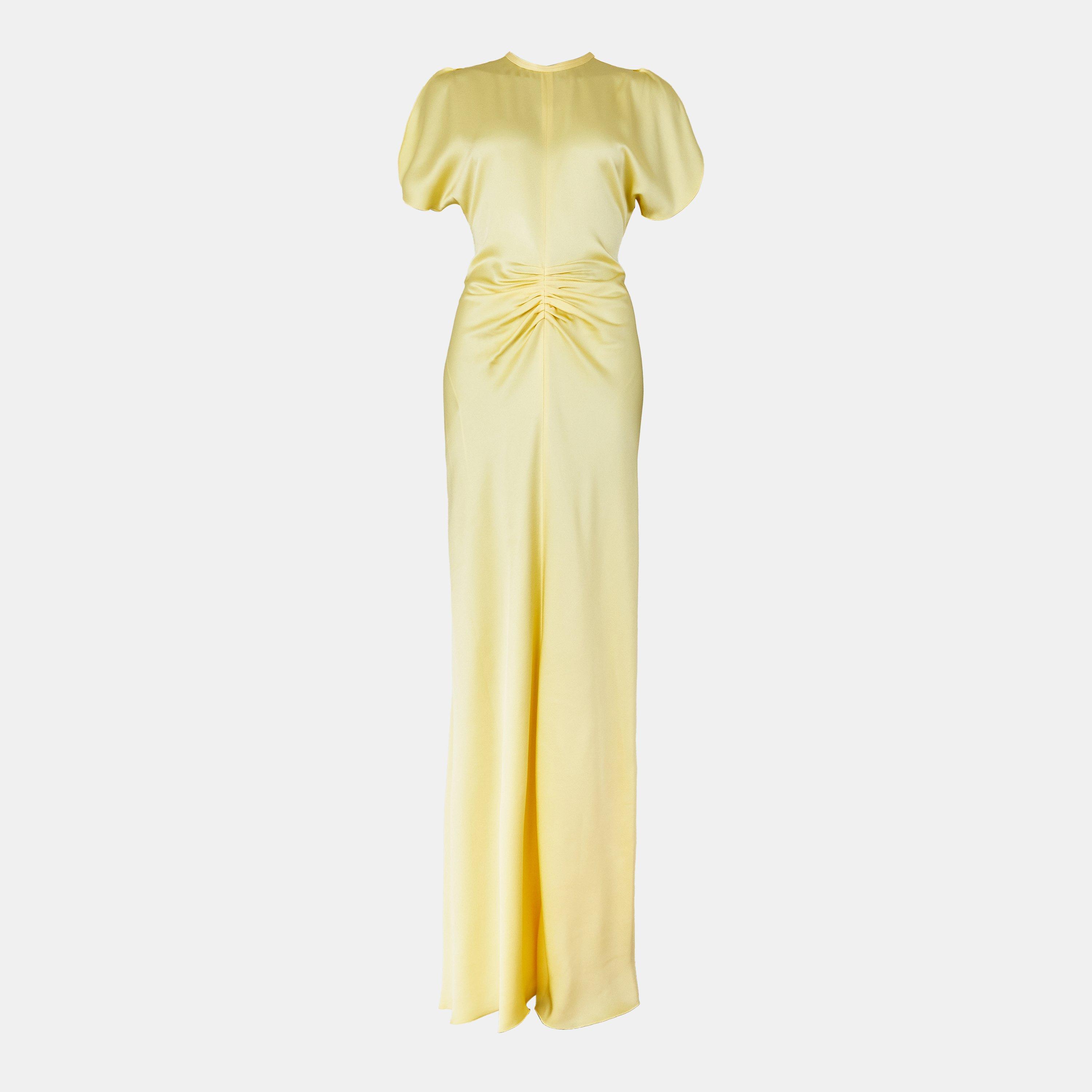 Daffodil Yellow - Victoria Beckham - Women's Maxi Dress - 1