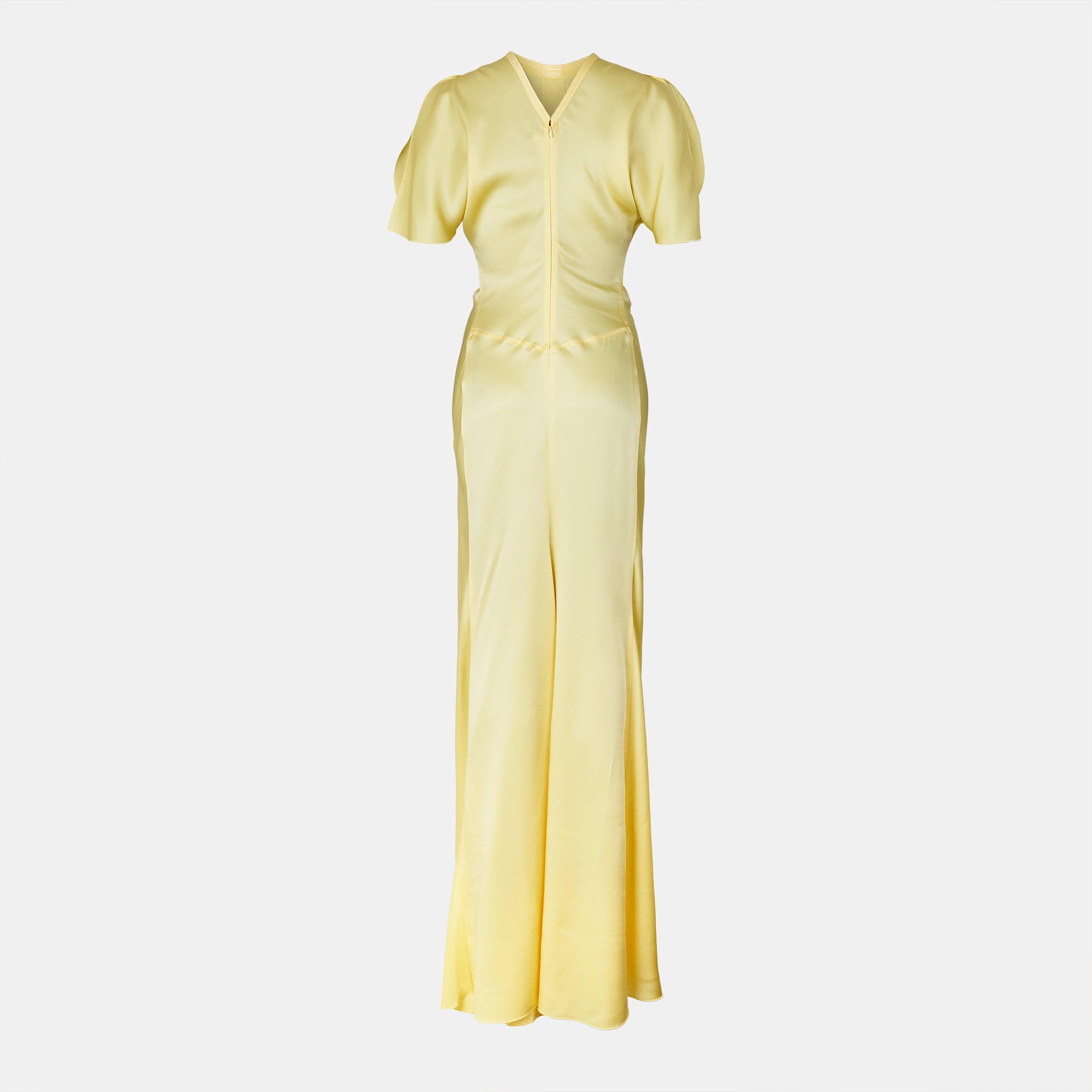 Daffodil Yellow - Victoria Beckham - Women's Maxi Dress - 2