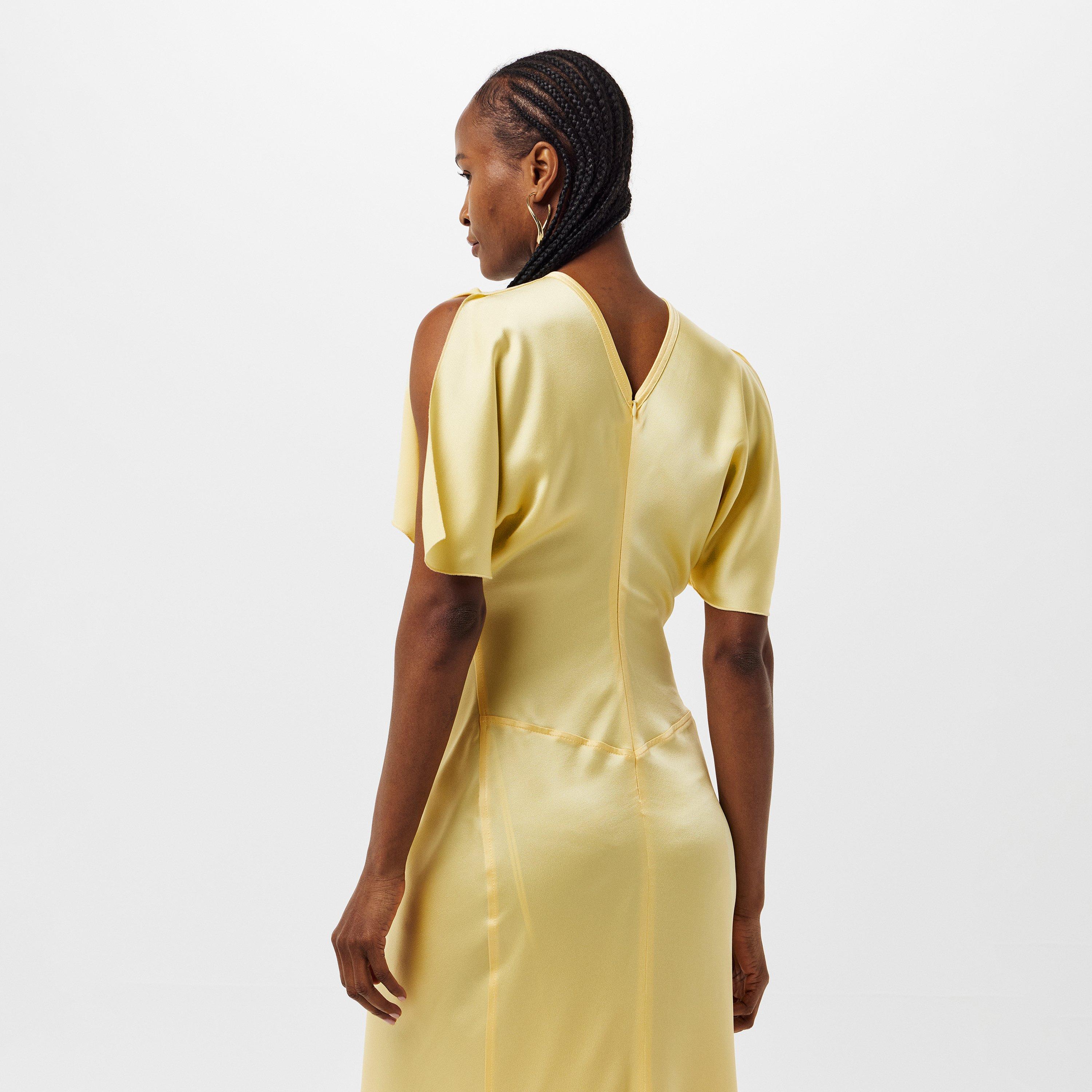 Daffodil Yellow - Victoria Beckham - Women's Maxi Dress - 4