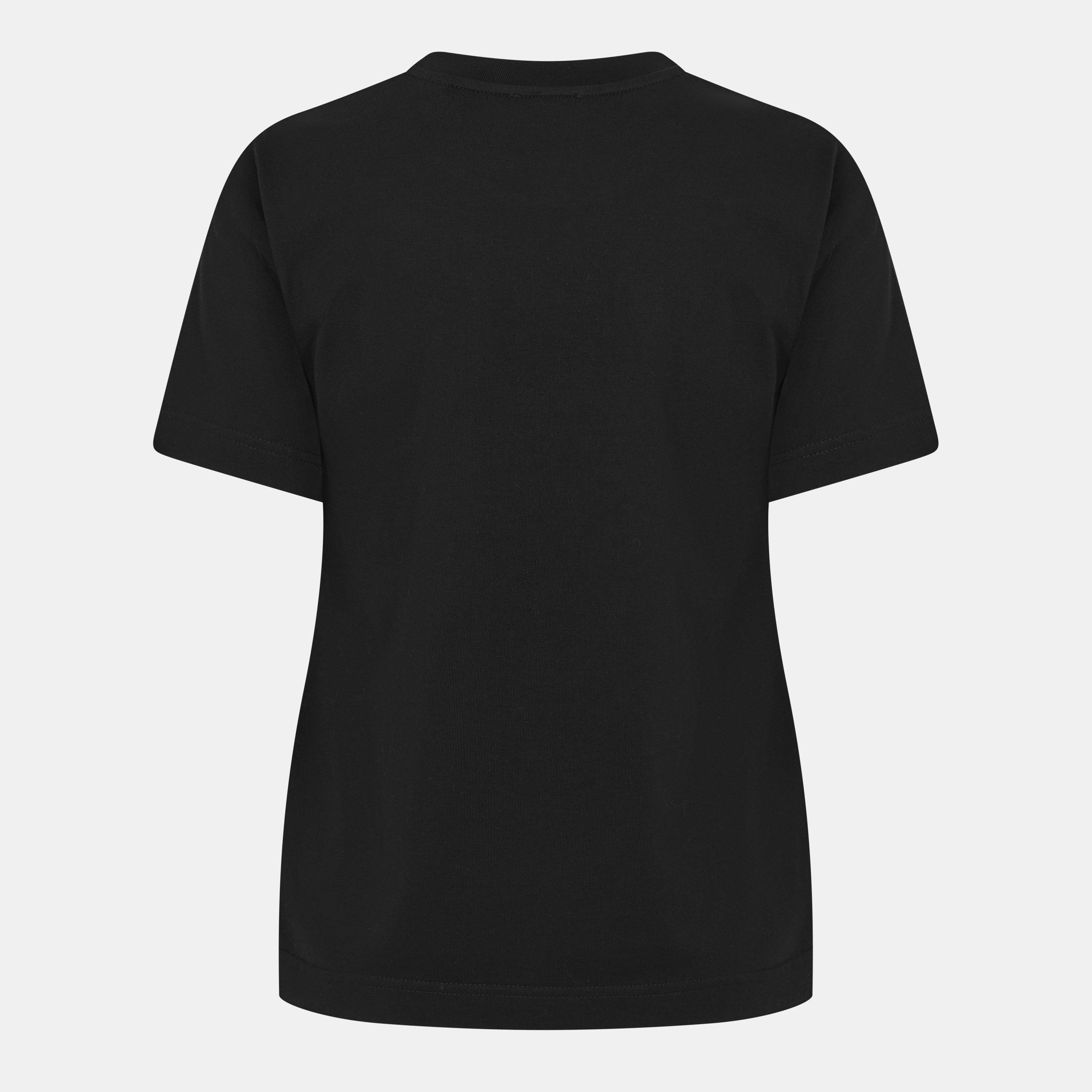 Black - Burberry - Women's Burb Frankie Oversized T-Shirt - 2