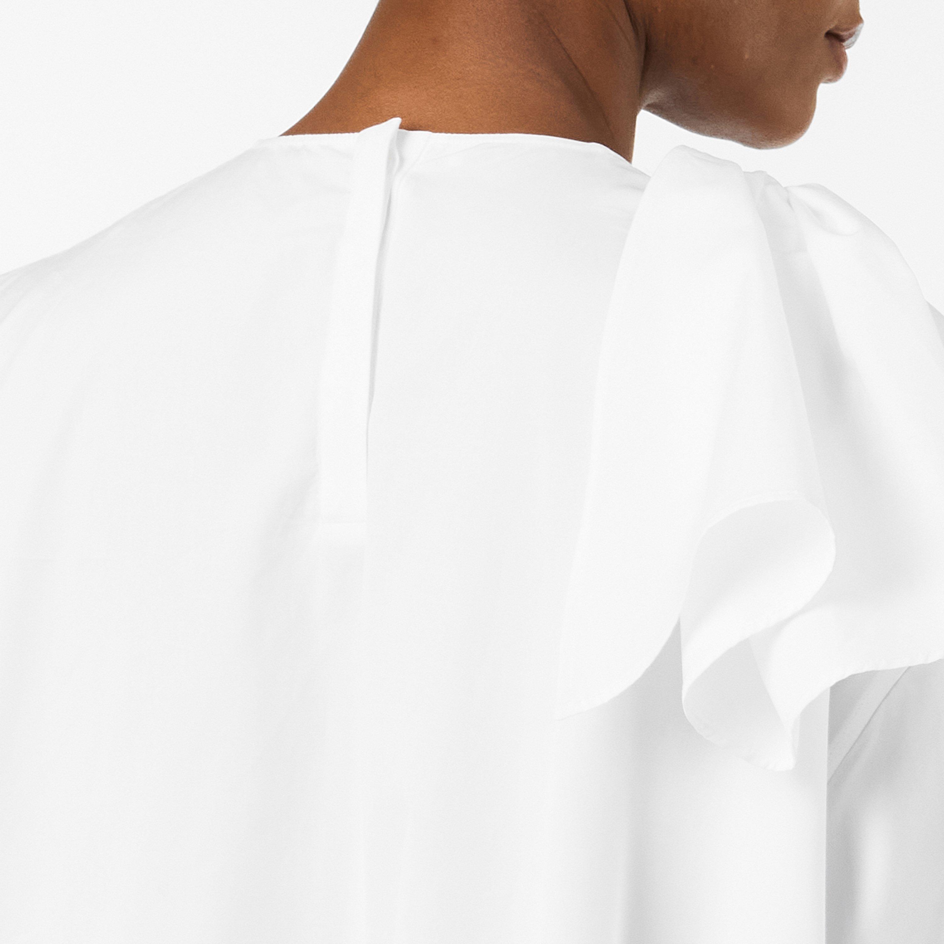 White - GIVENCHY - Women's Bow Mini Dress - 5