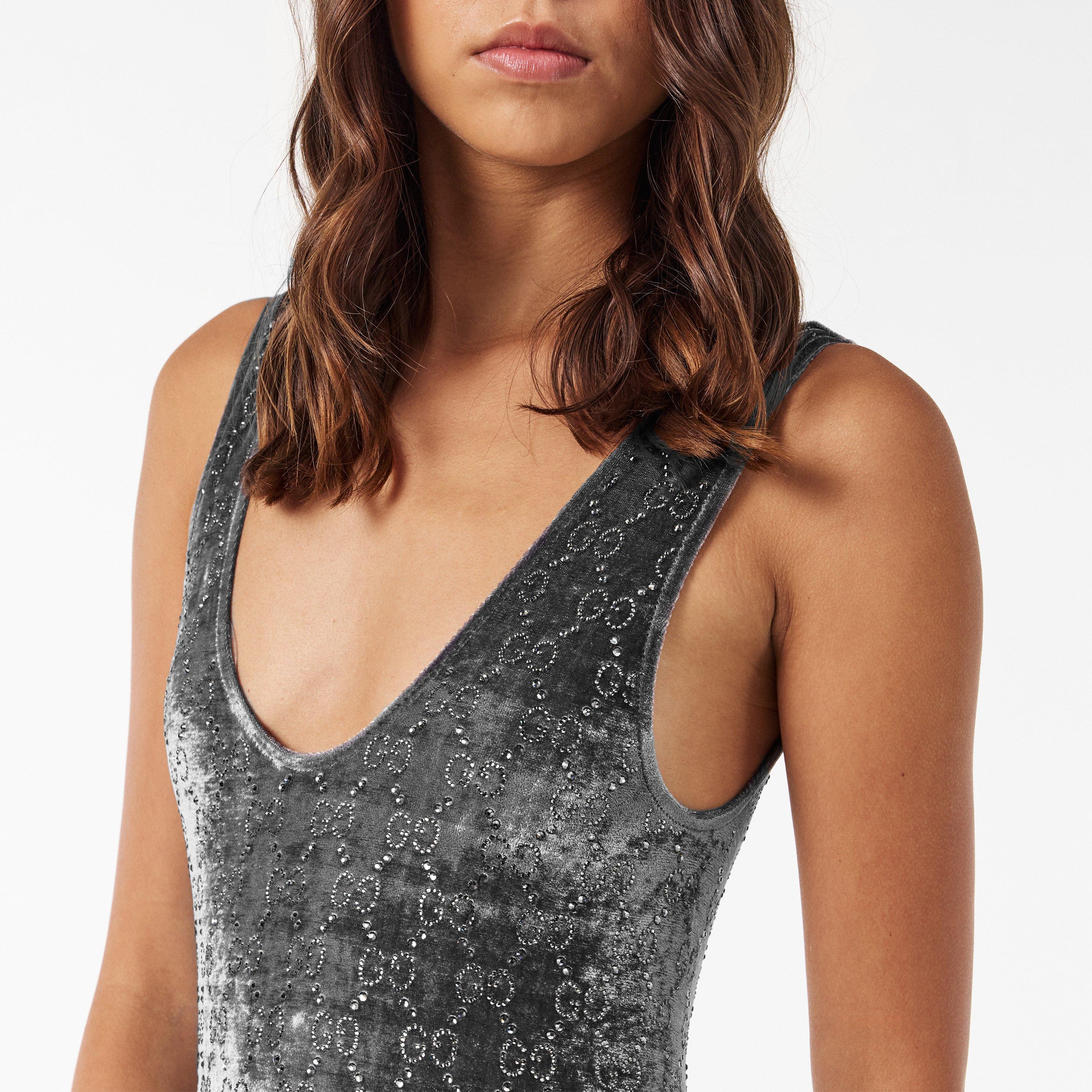 Grey/Mix - Gucci - Women's Designer Tailored Jumpsuit - 5