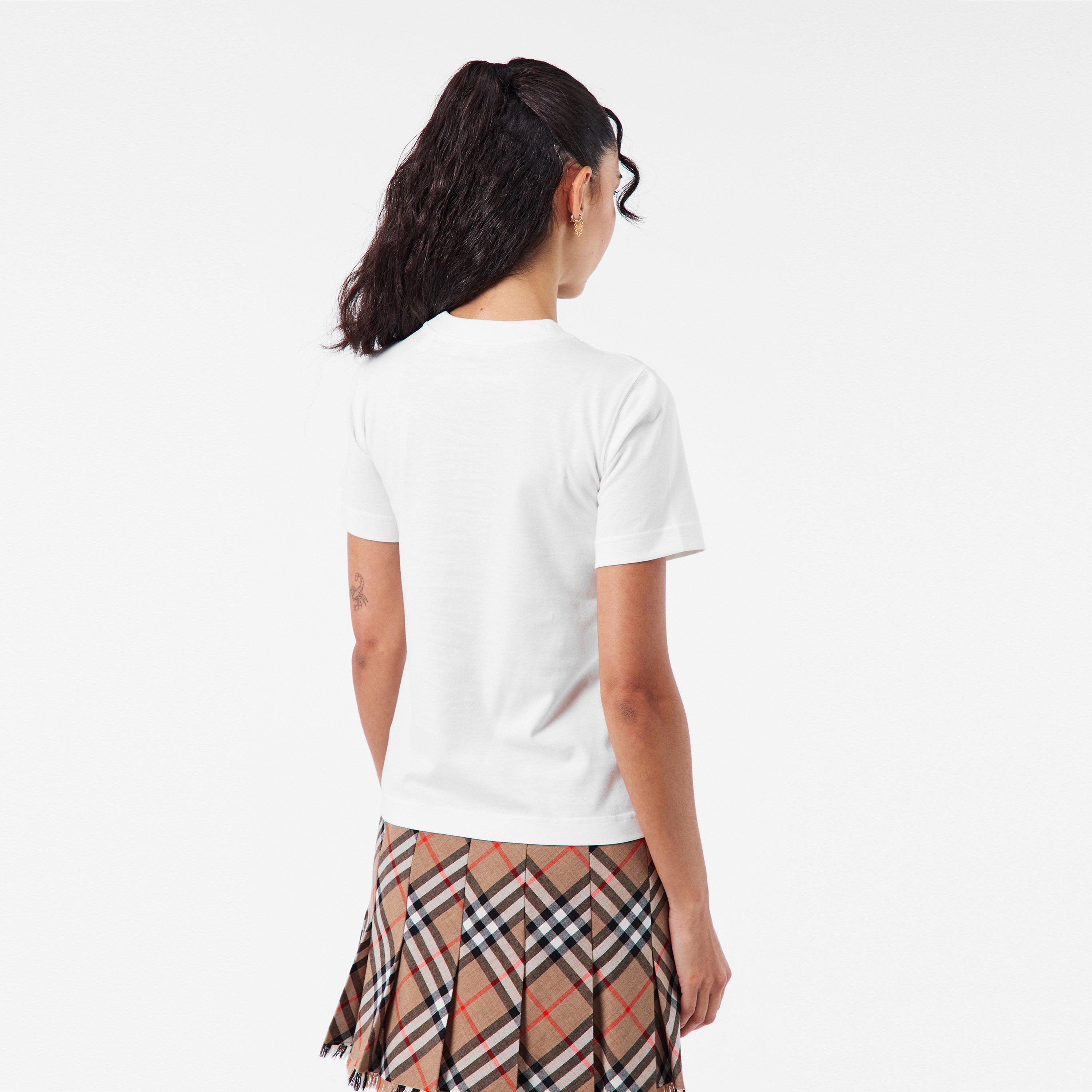 CHALK - Burberry - Women's Frankie Oversized T-Shirt - 4