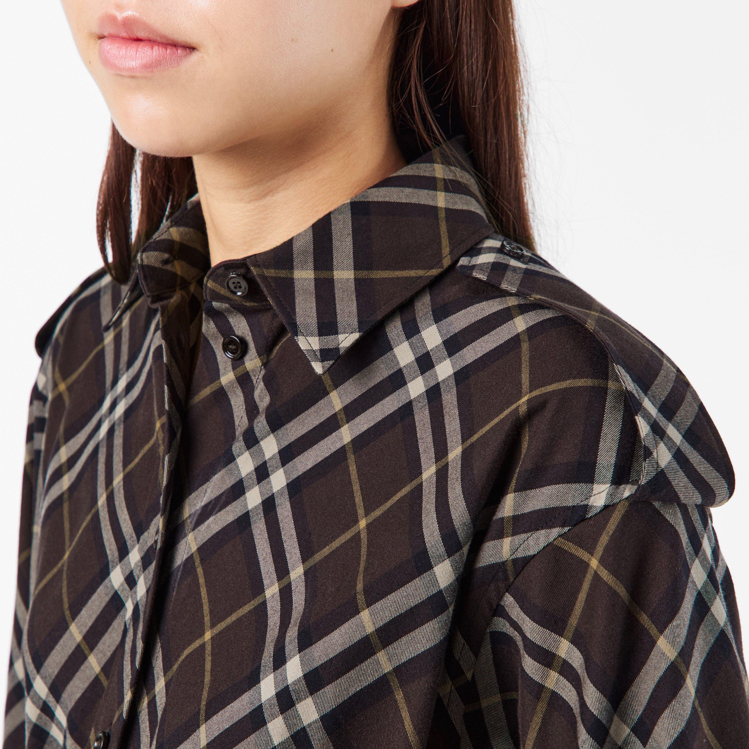 TRUFFLE CHECK - Burberry - Womens Kyra Shirt Dress - 5