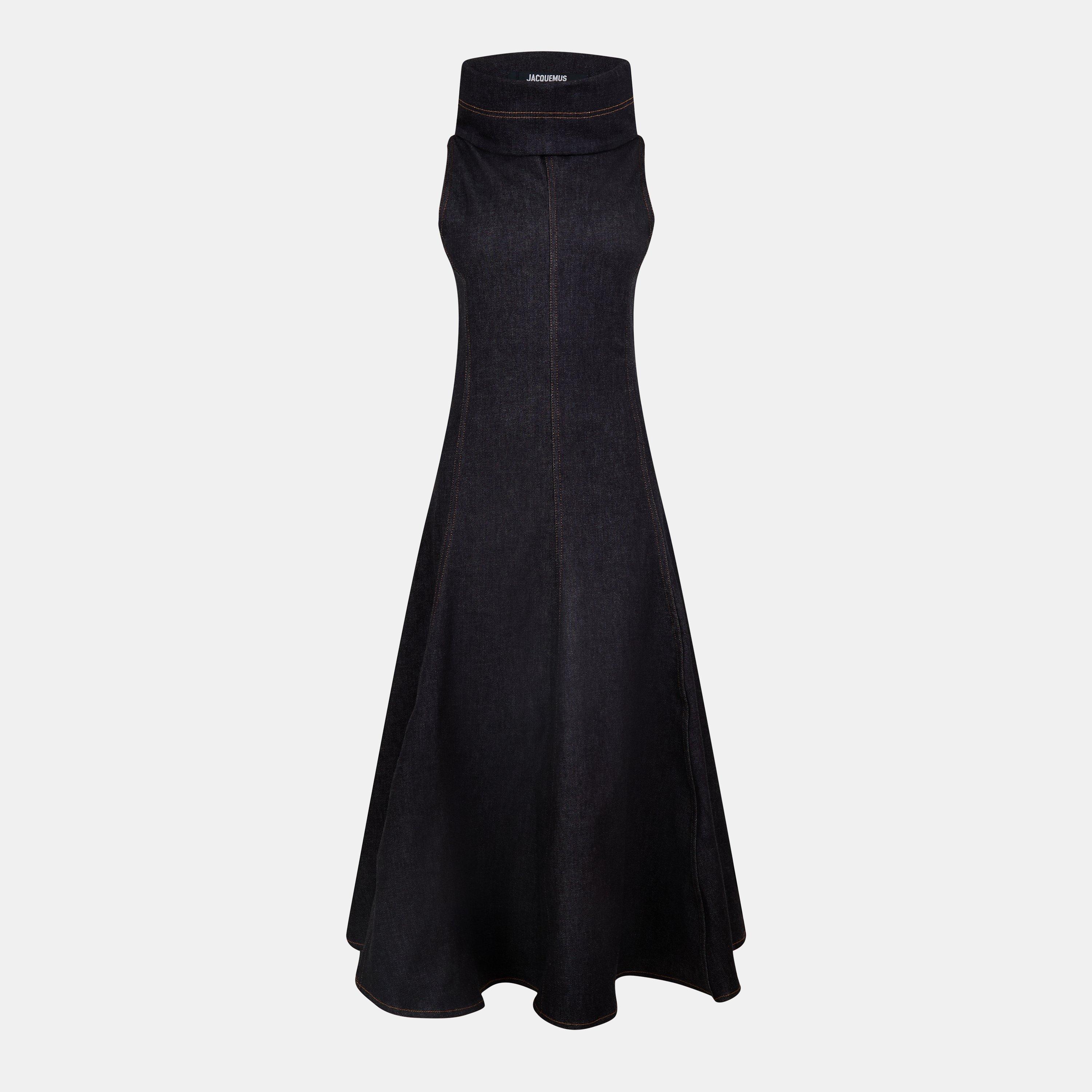 Jacquemus Women's Long Maxi Dress - Dark Navy - Size 10 (FR38)
