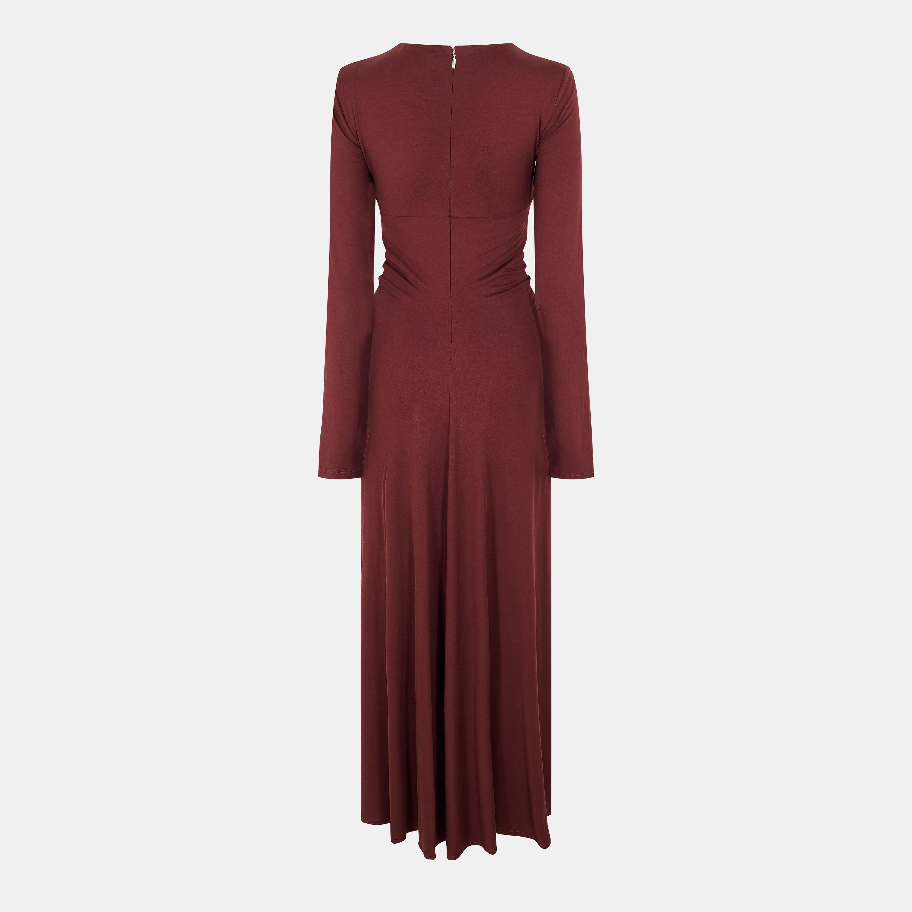 Cherry - Max Mara - Women's Doppia Maxi Dress - 2