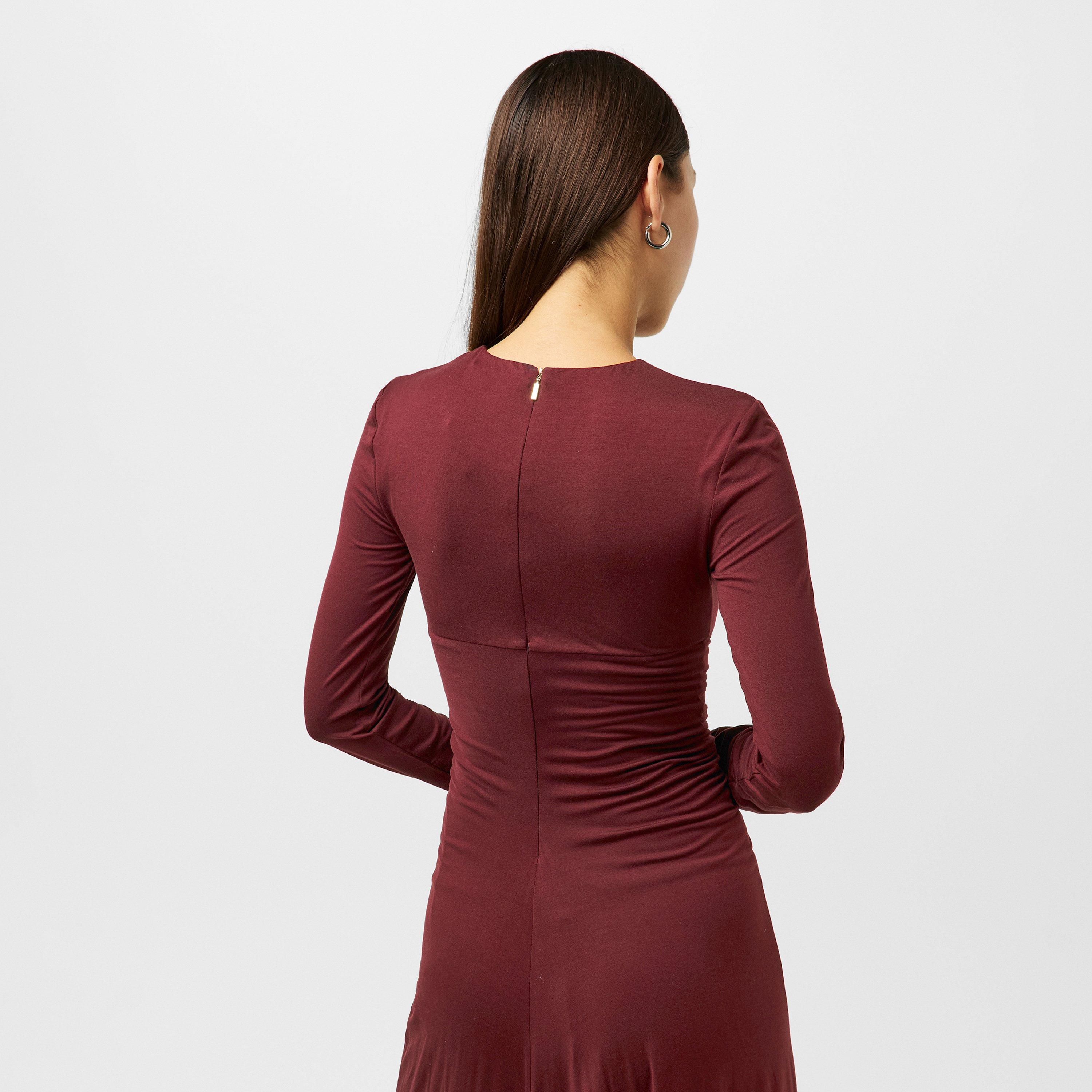 Cherry - Max Mara - Women's Doppia Maxi Dress - 4