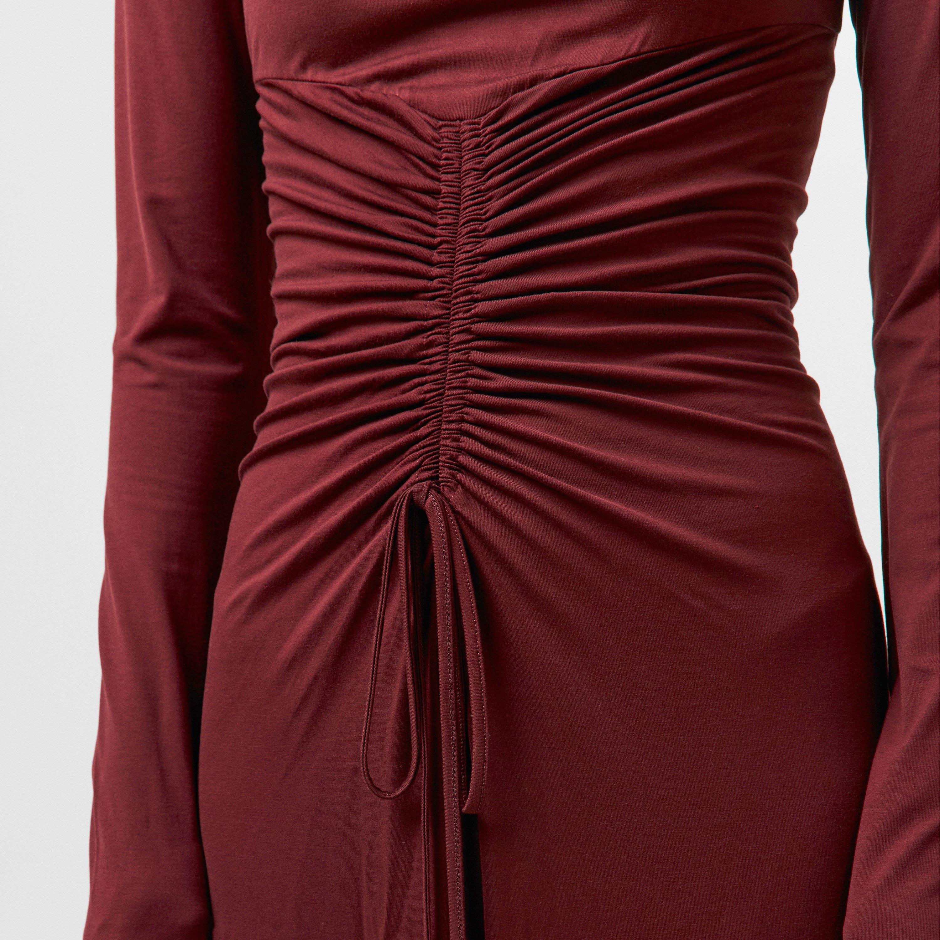 Cherry - Max Mara - Women's Doppia Maxi Dress - 5