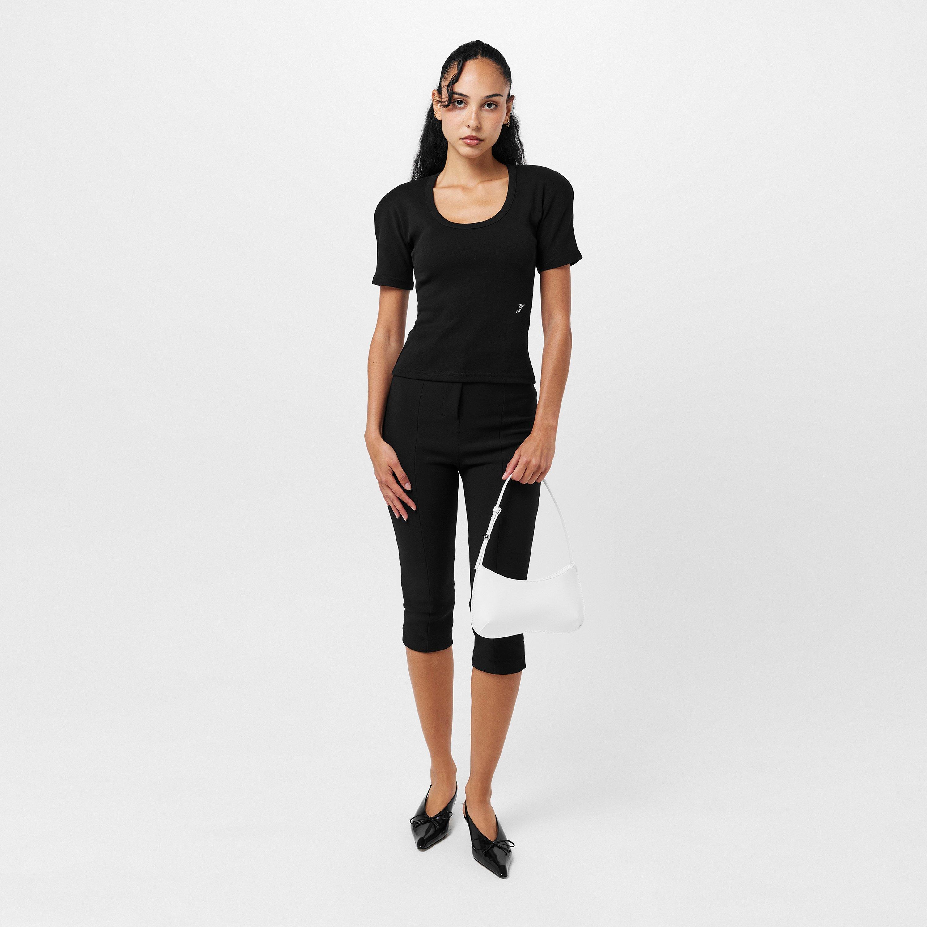 Black - Jacquemus - Women's Regular Fit T-Shirt - 6