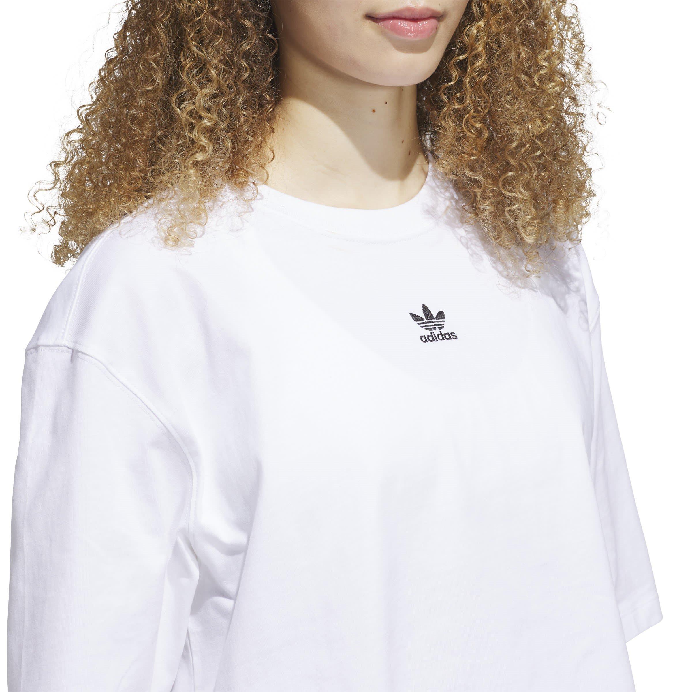 WHITE - adidas Originals - Adidas W ESS CROP TE Ld54 - 4