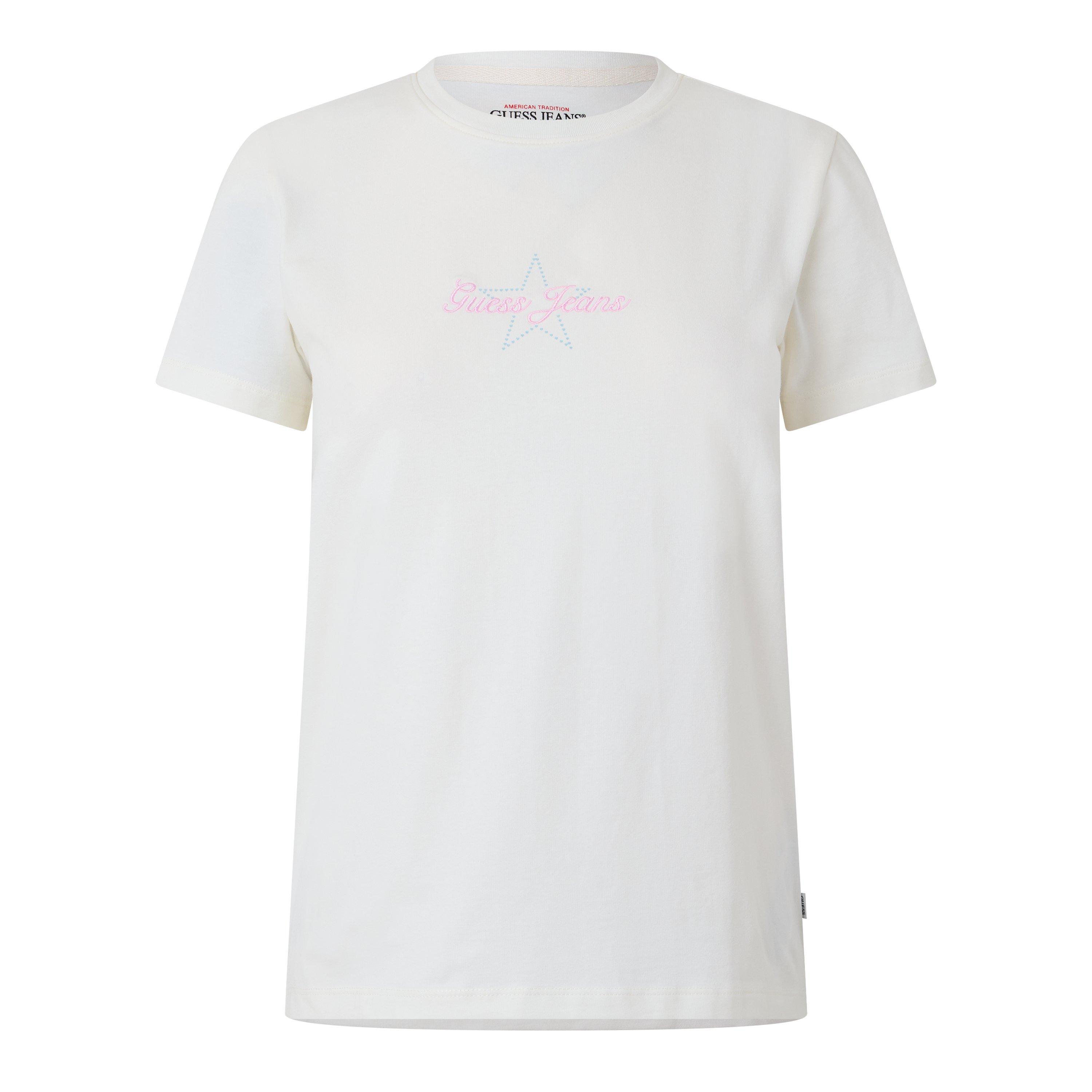 Guess Women's Slim Fit T-Shirt - Sandy Shore - 12 (M)