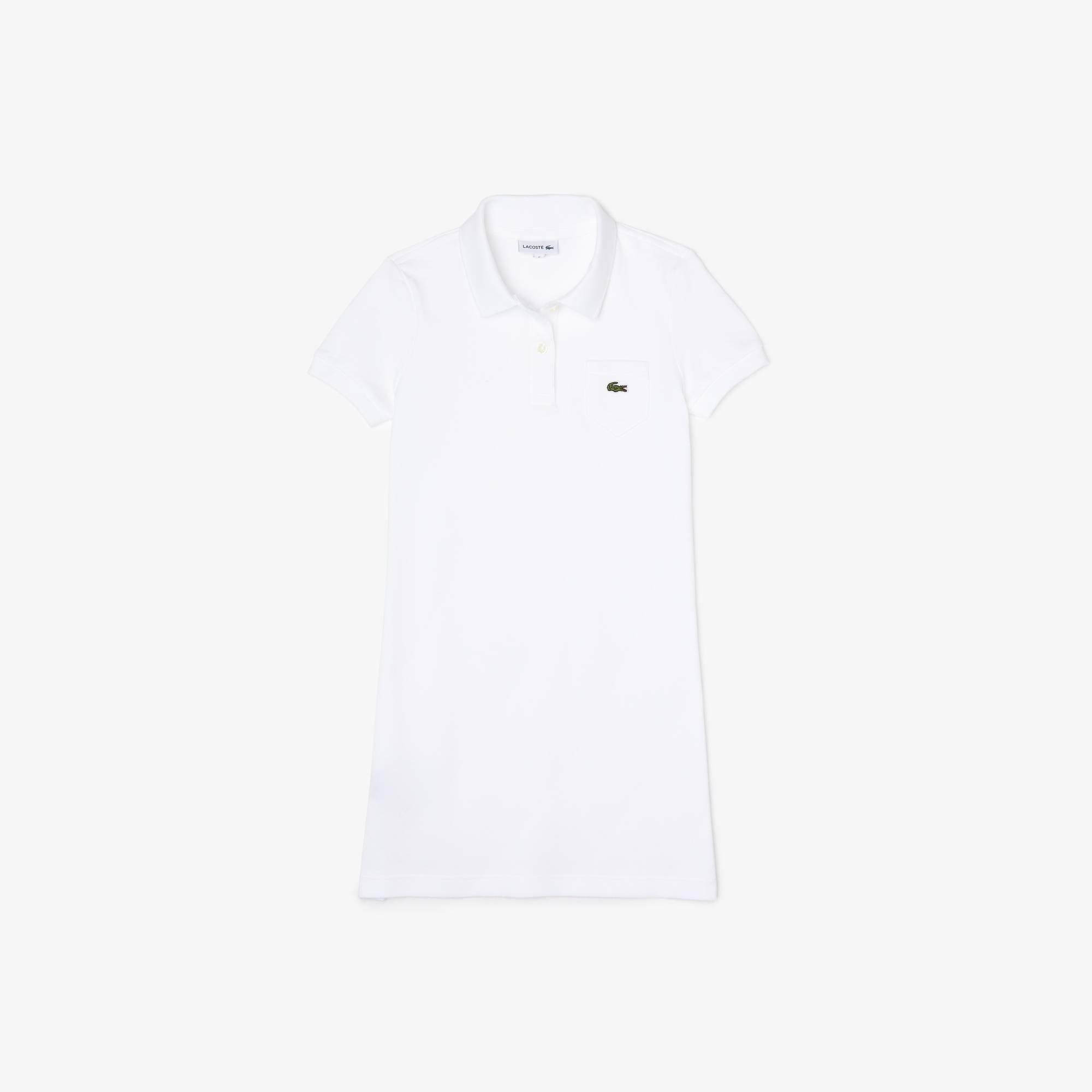 Blanco 001 - Lacoste - Polo Shirt Dress - 1