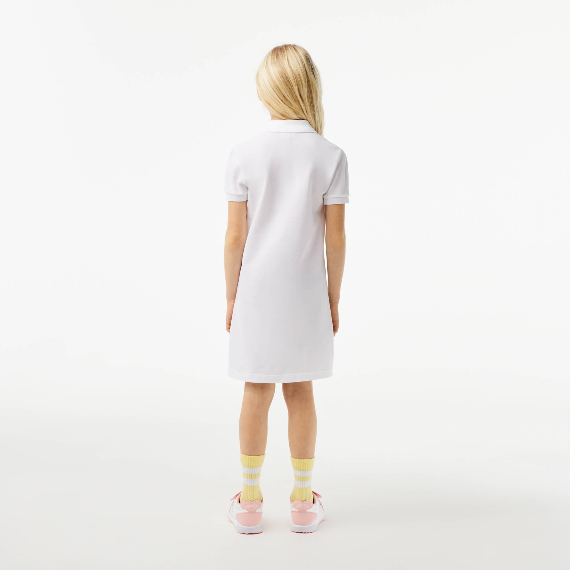 White 001 - Lacoste - Polo Shirt Dress - 3