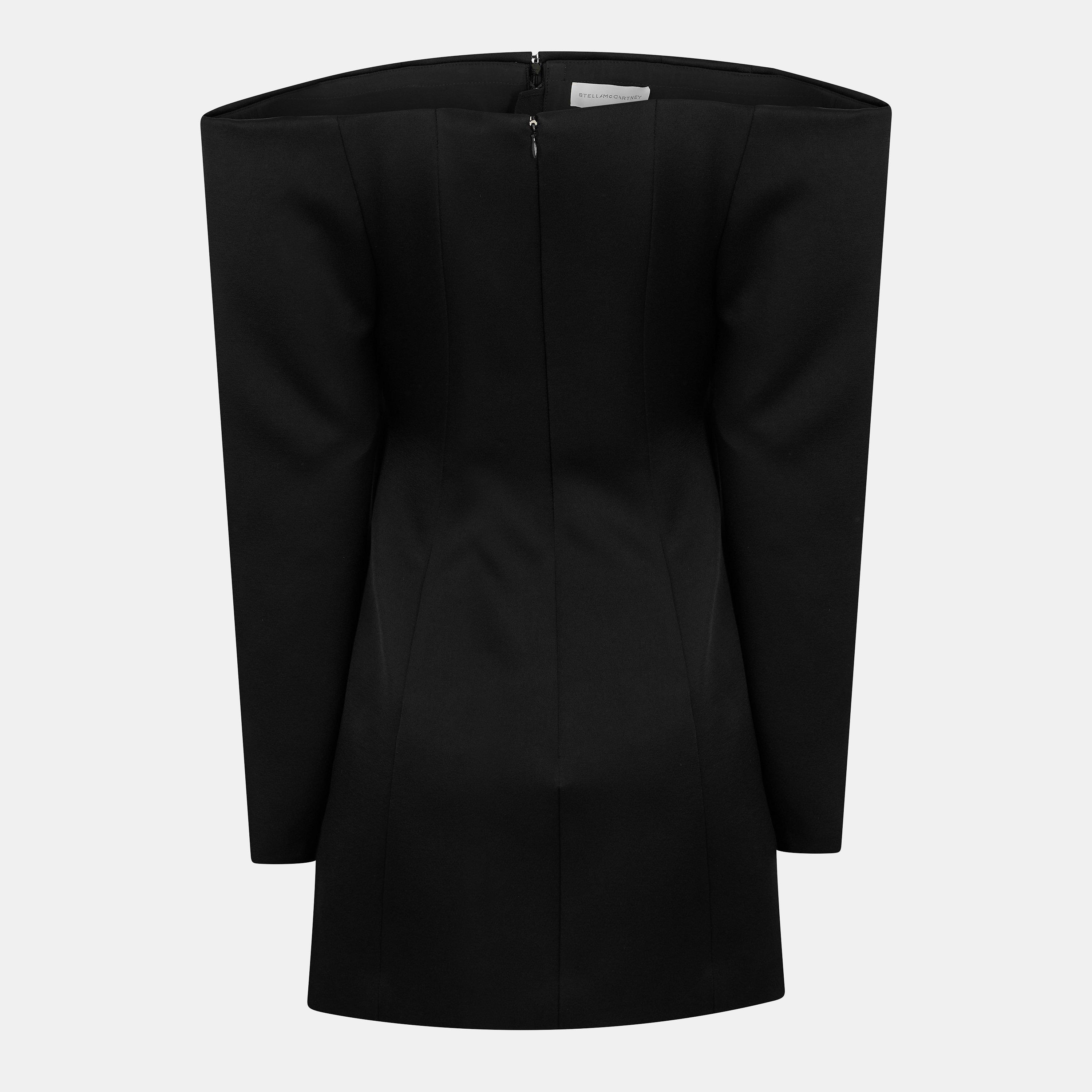 Black - Stella McCartney - Women's Mini Dress - 2