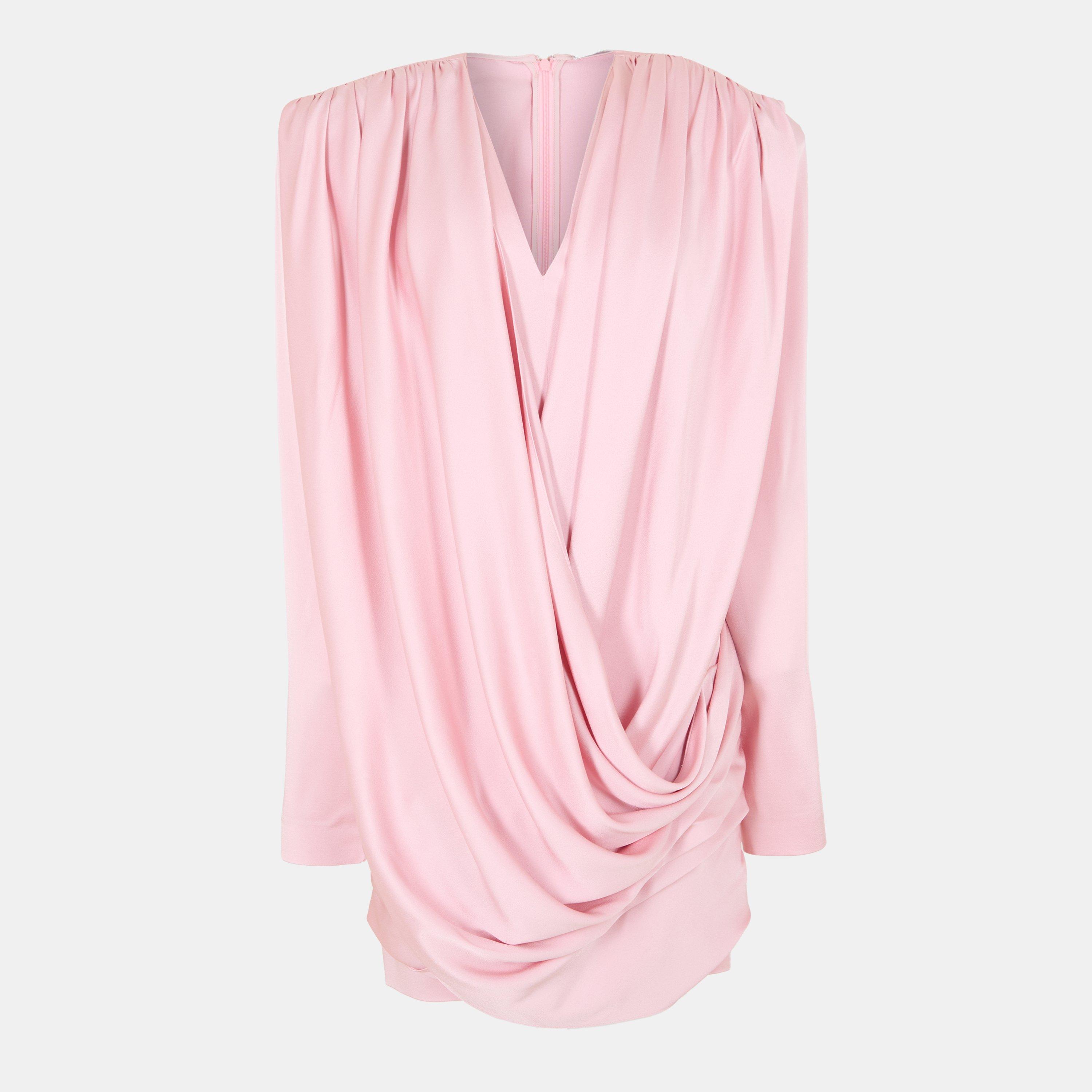 Stella McCartney Women's Sustainable Vegan Mini Dress - Petal Rose - Size 10 (42)