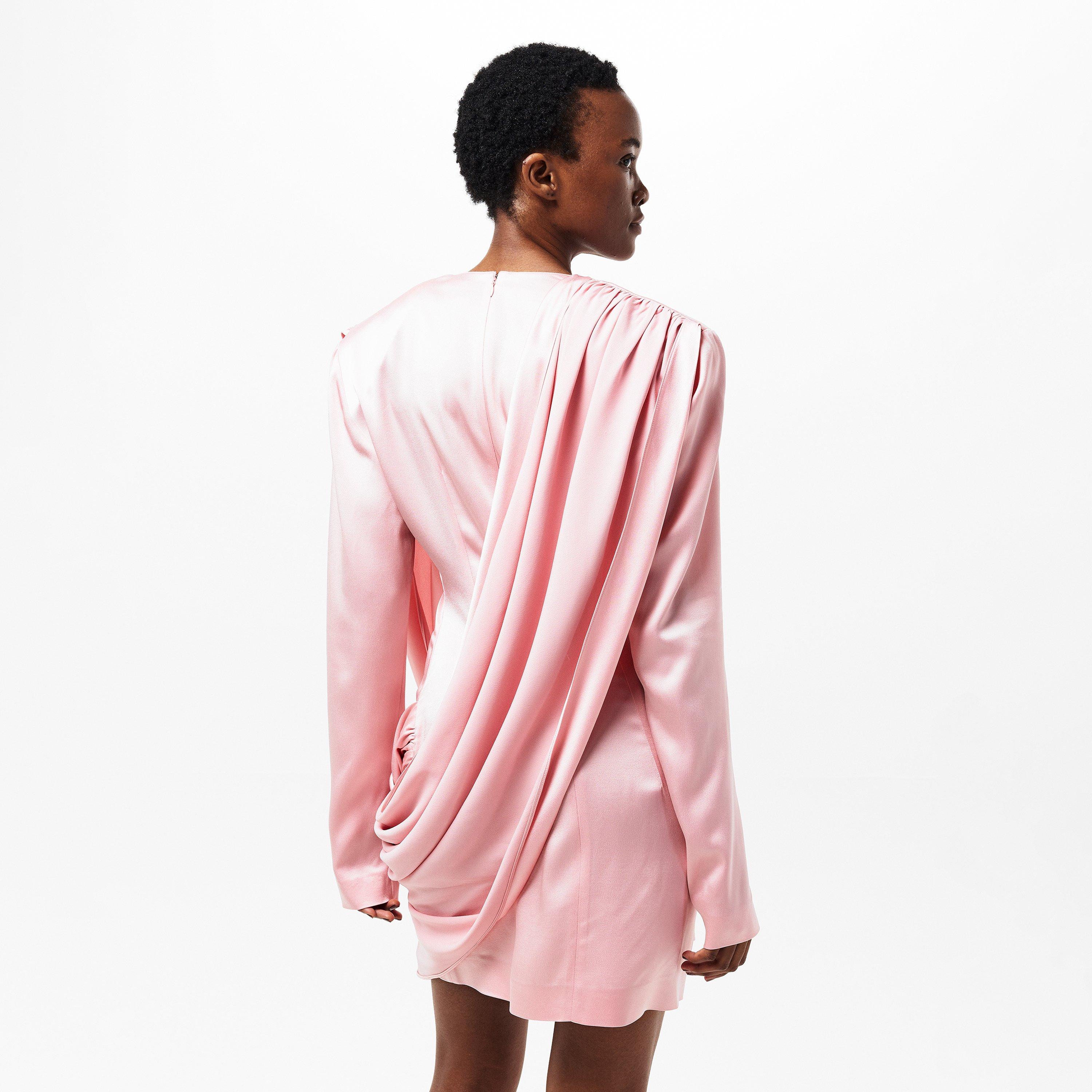 Petal Rose - Stella McCartney - Women's Sustainable Vegan Mini Dress - 4