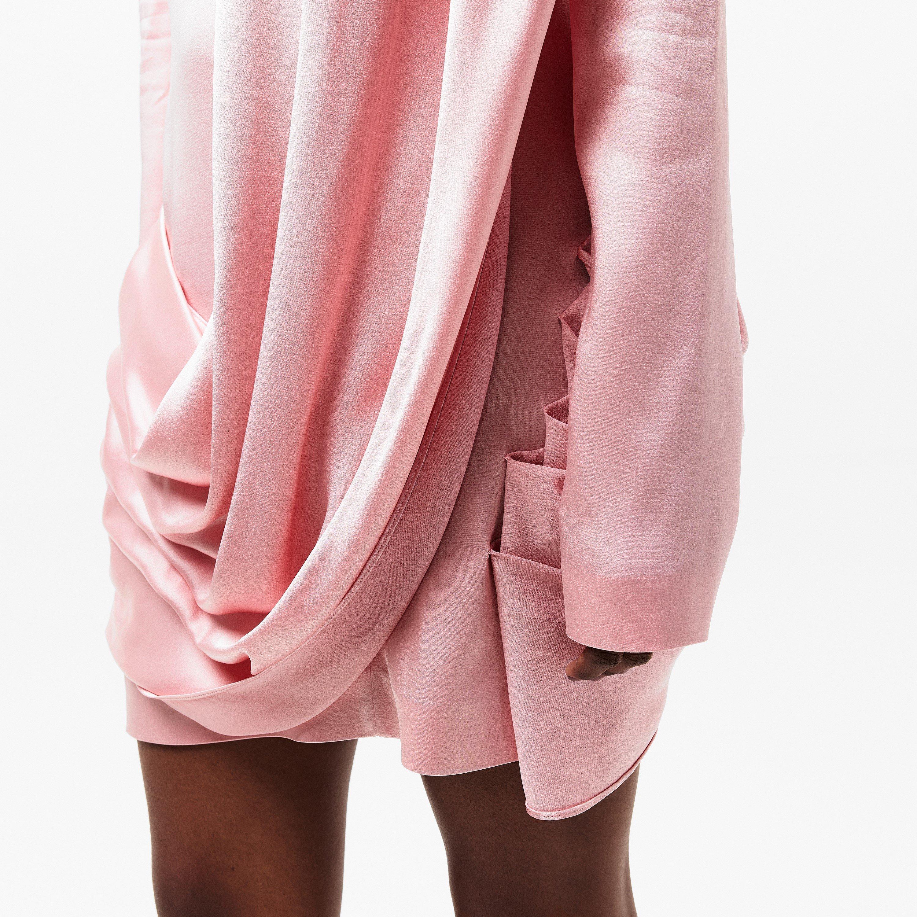 Petal Rose - Stella McCartney - Women's Sustainable Vegan Mini Dress - 5