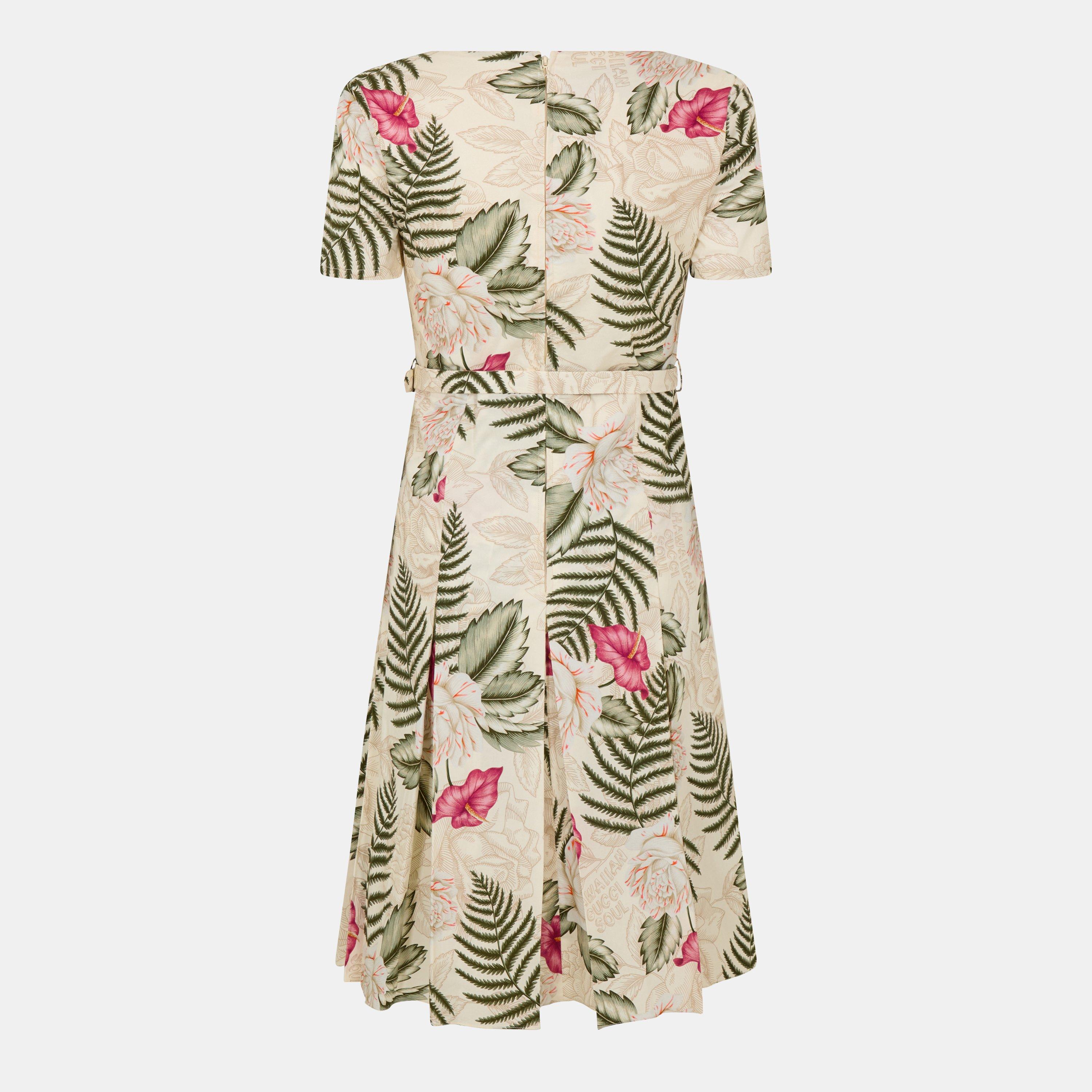 RdBlBCor IvGo/B - Gucci - Women's Metal Logo Detail Maxi Dress - 2