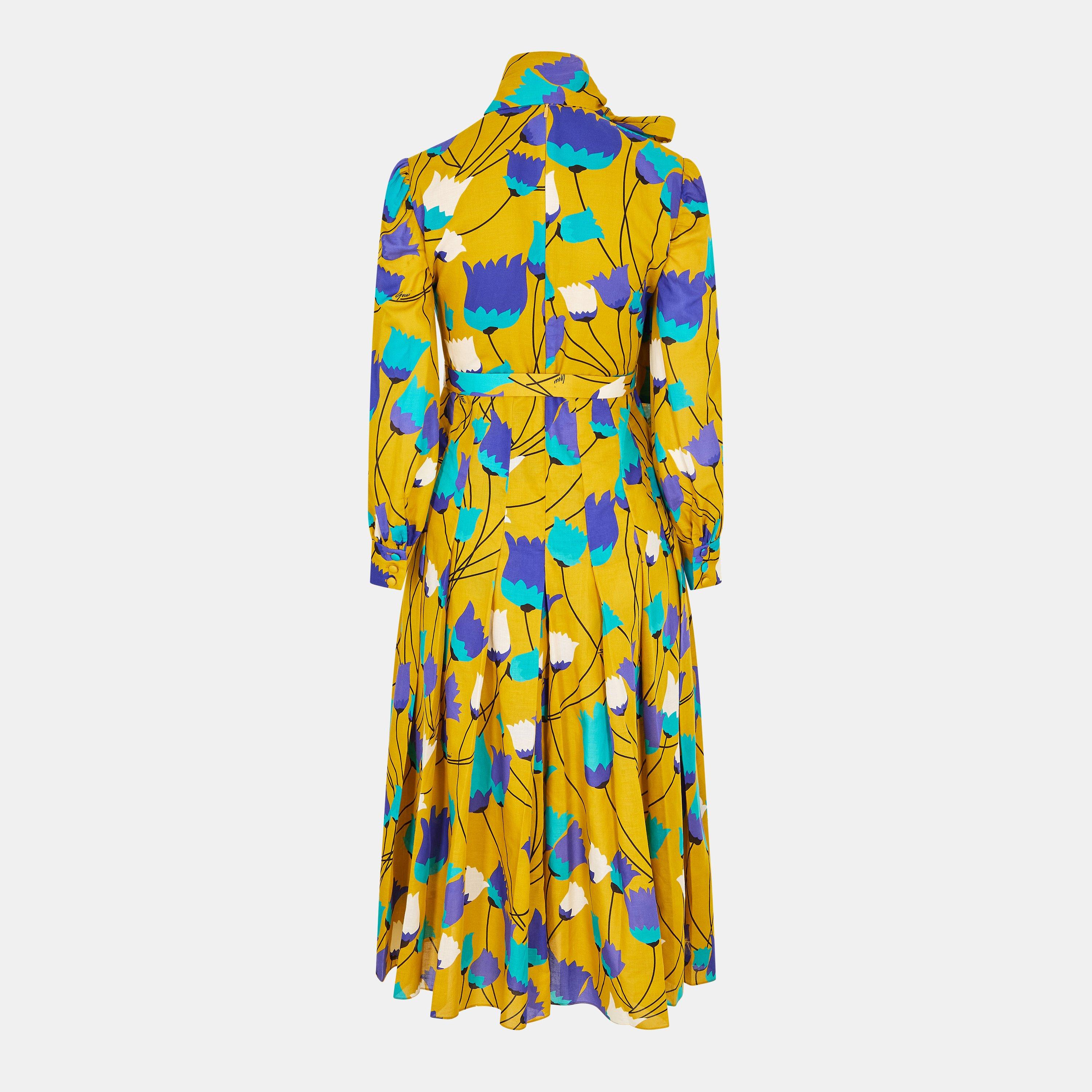 Mustard - Gucci - Women's Long Floor-Length Maxi Dress - 2