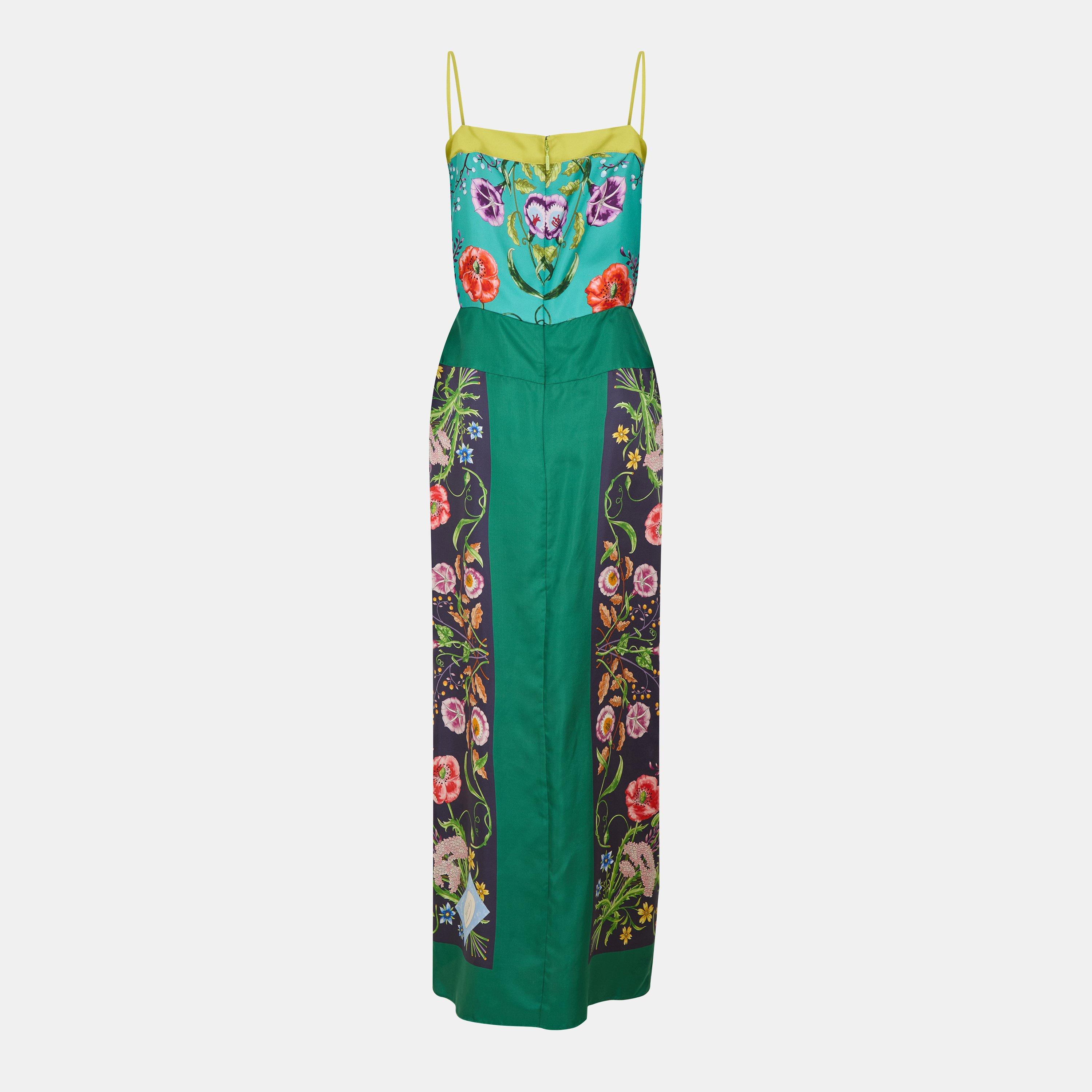 Night Blue/Mix - Gucci - Women's Long Maxi Dress - 2