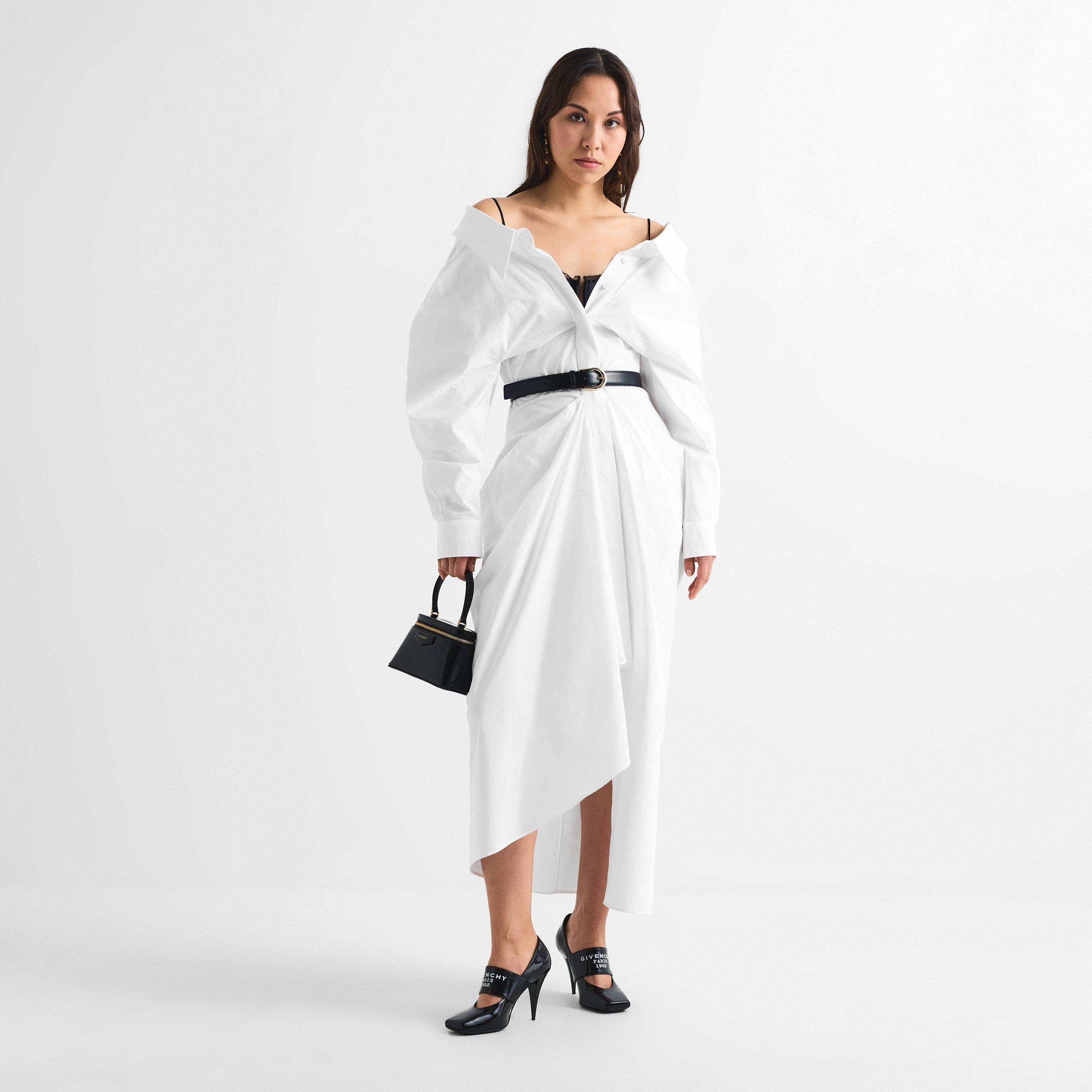 White - GIVENCHY - Women's Shirt Dress - 6