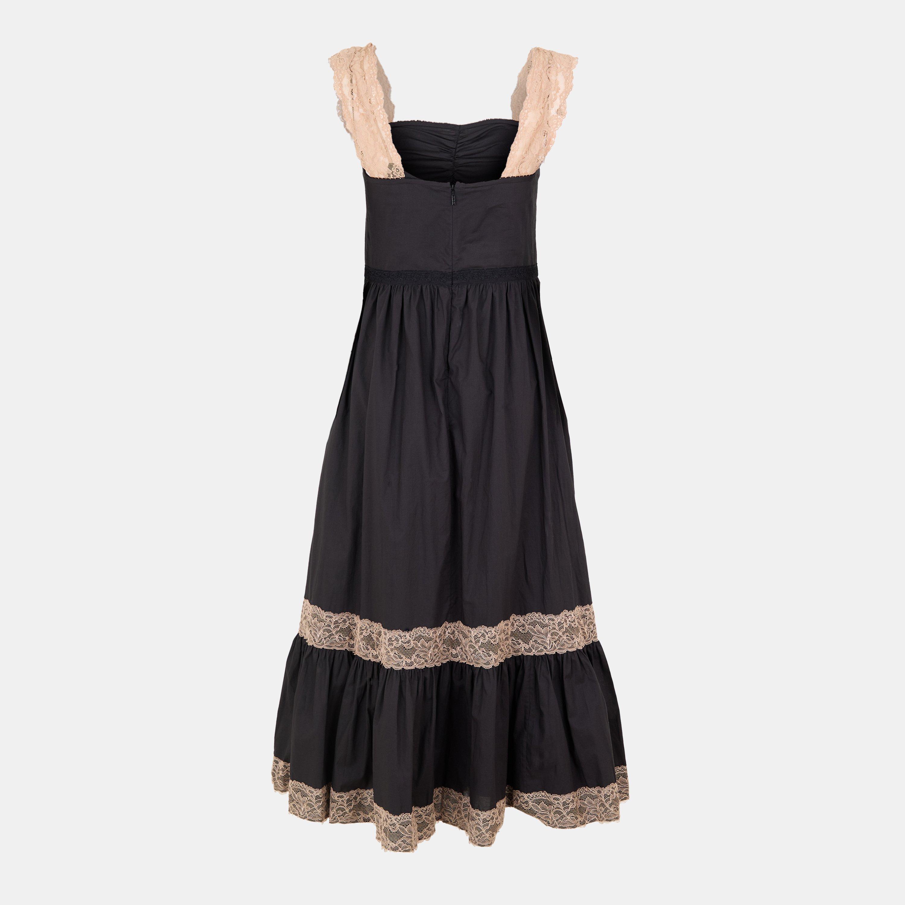 Black/Mix - Gucci - Women's Long Maxi Dress - 2