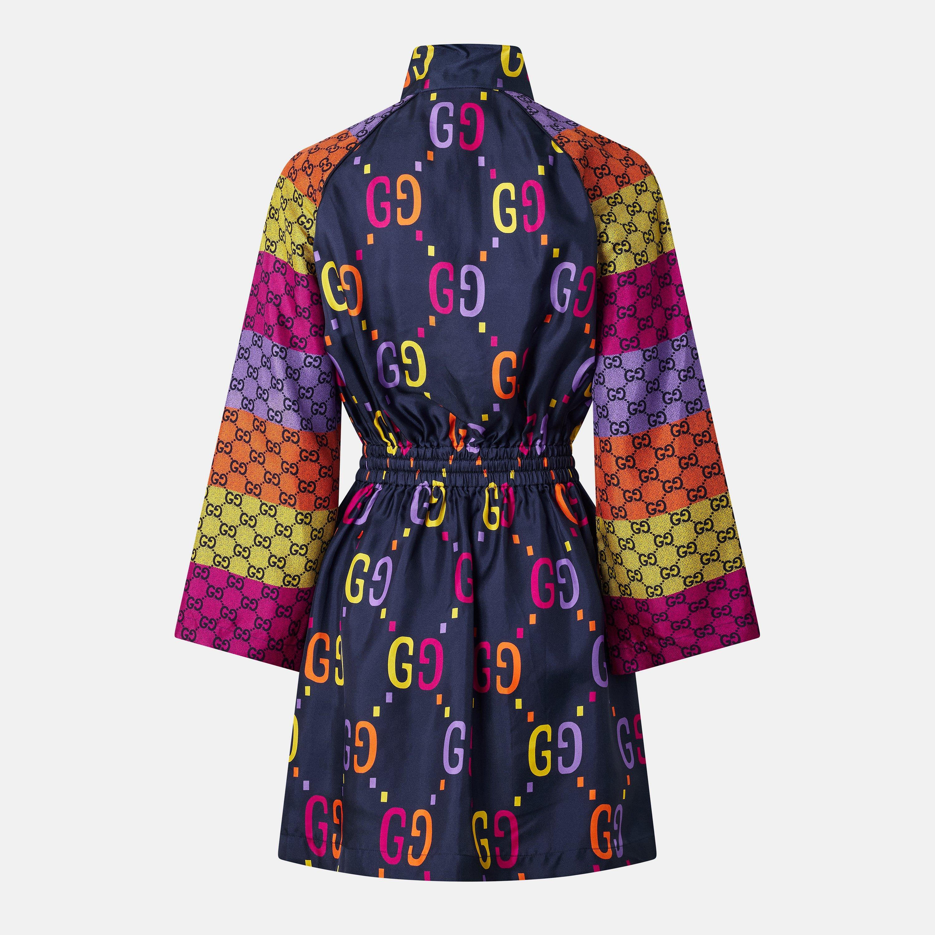 Bl Nght/Prpl/Mc - Gucci - Women's Mini Dress - 2