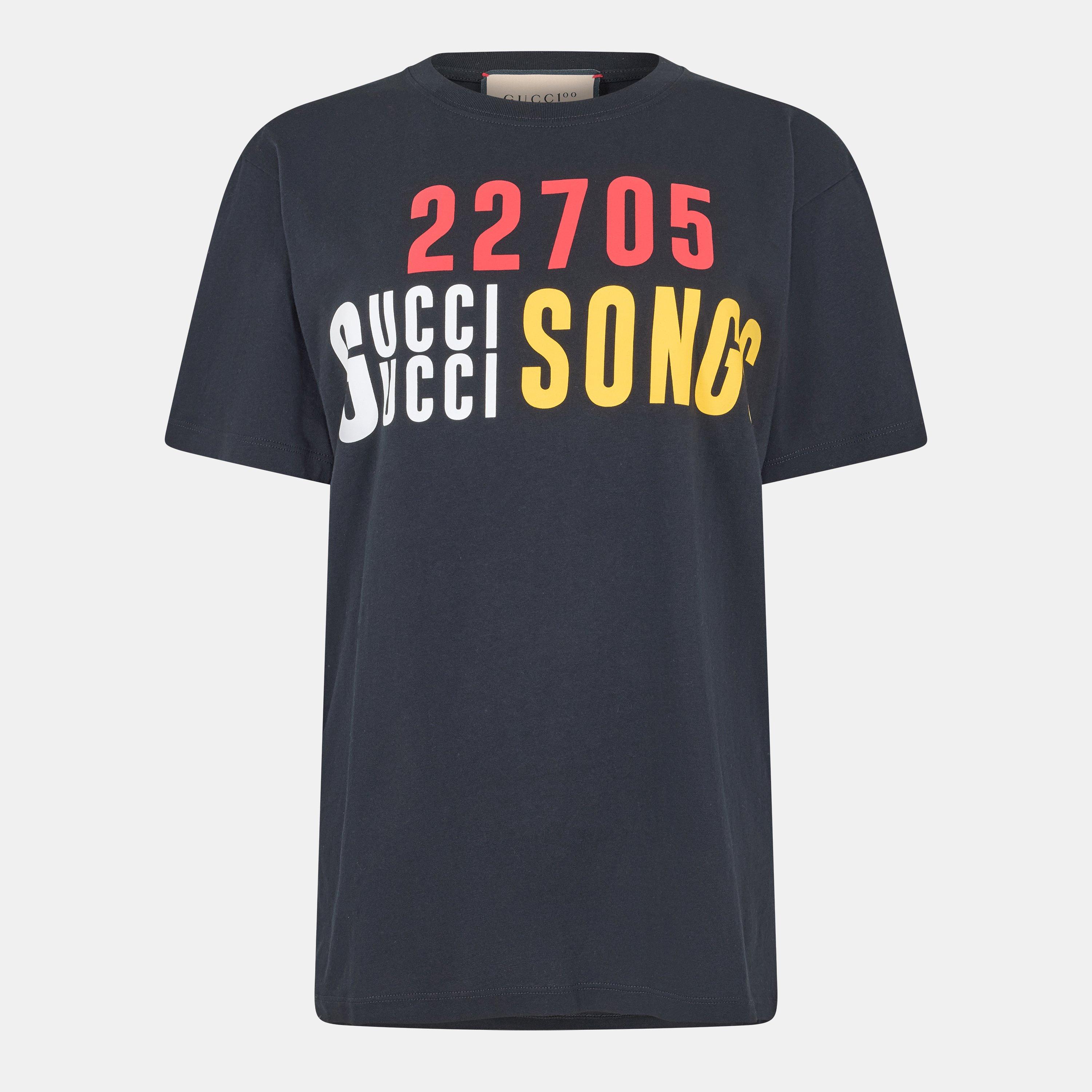 Black - Gucci - Women's Regular Fit Cotton T-Shirt - 1