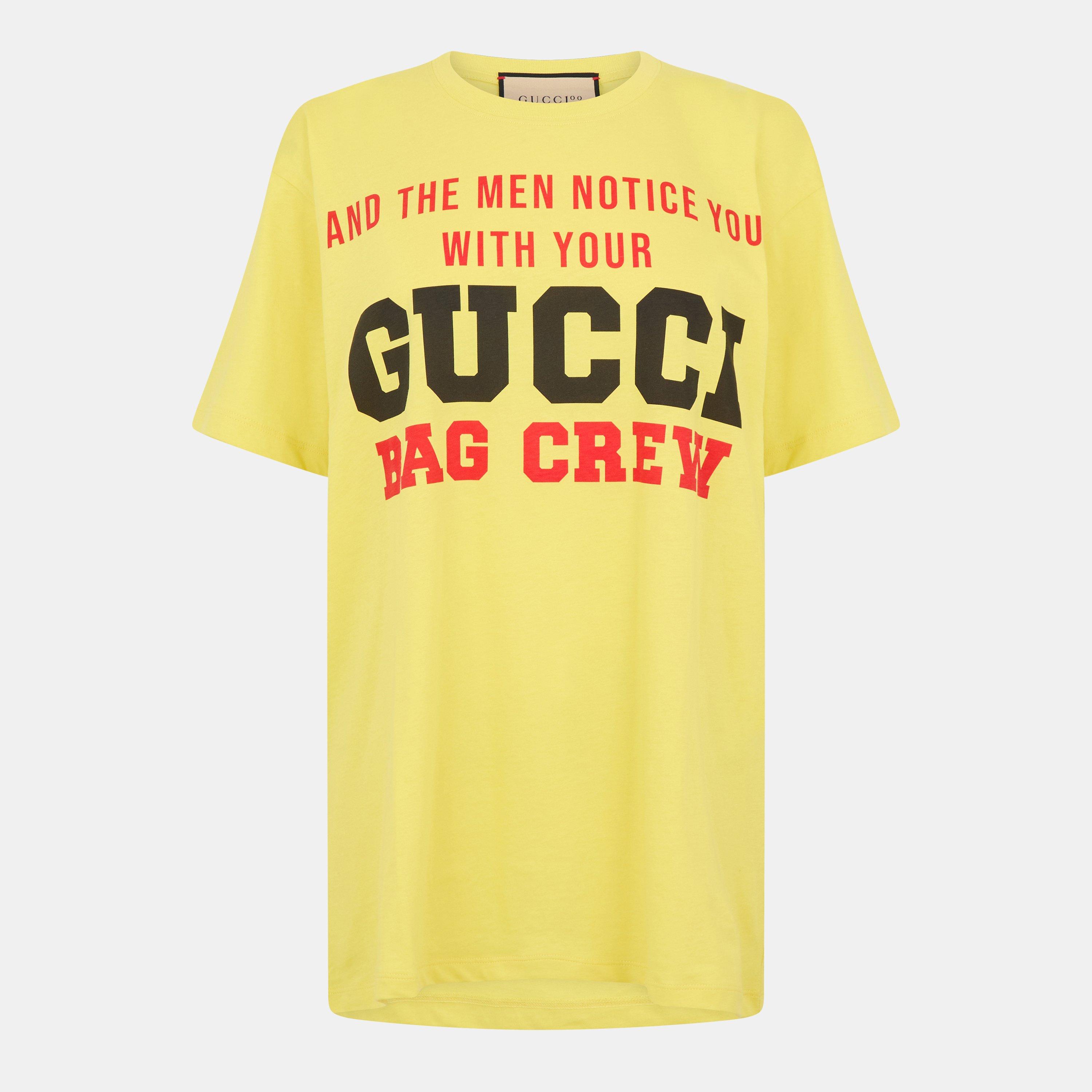 Lime Yellow/Mc - Gucci - Women's T-Shirt - 1
