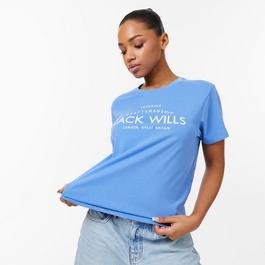 Jack Wills JW Forstal Boyfriend Logo T-Shirt