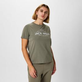 Jack Wills JW Forstal Boyfriend Logo T Shirt