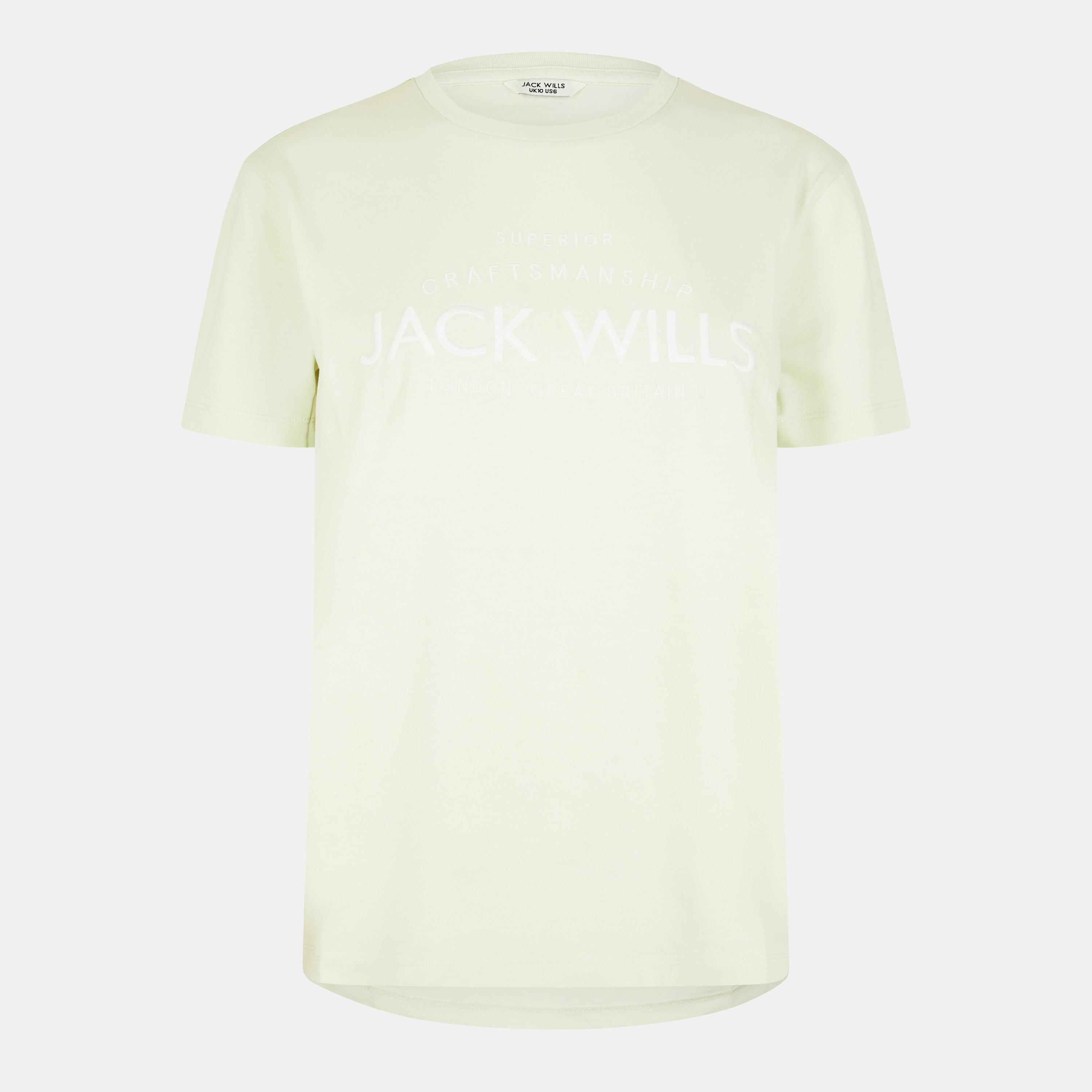 Jack Wills Women's Forstal Boyfriend T-Shirt - Seaglass - 8 (XS)