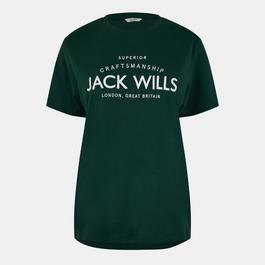 Jack Wills Forstal Boyfriend T-Shirt Ladies
