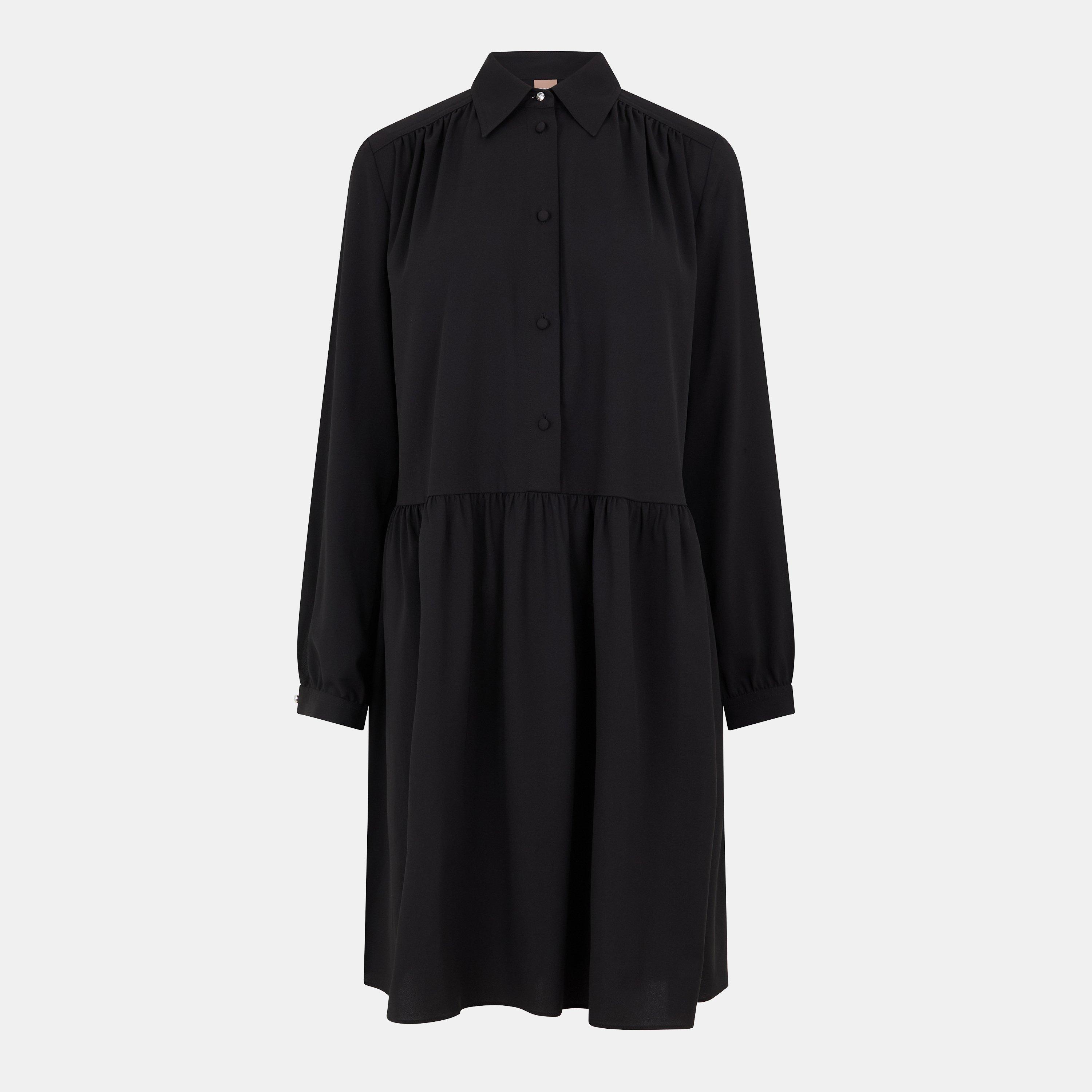 Black - Boss - Women's Dabesa Wrap Design Dress - 1