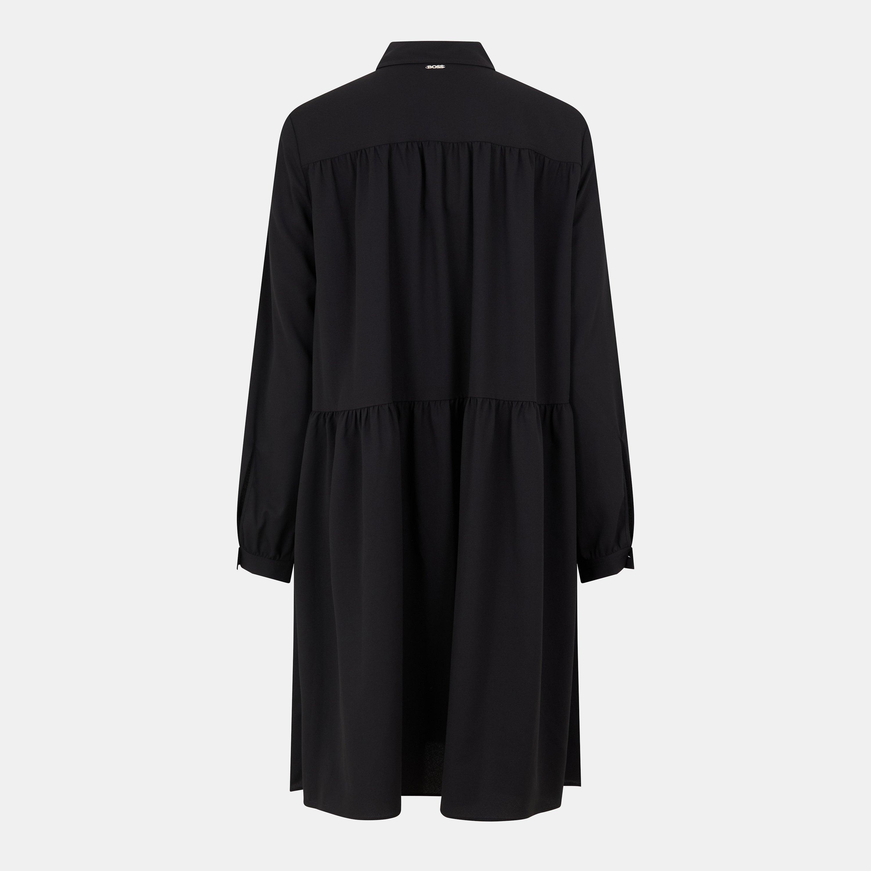 Black - Boss - Women's Dabesa Wrap Design Dress - 2