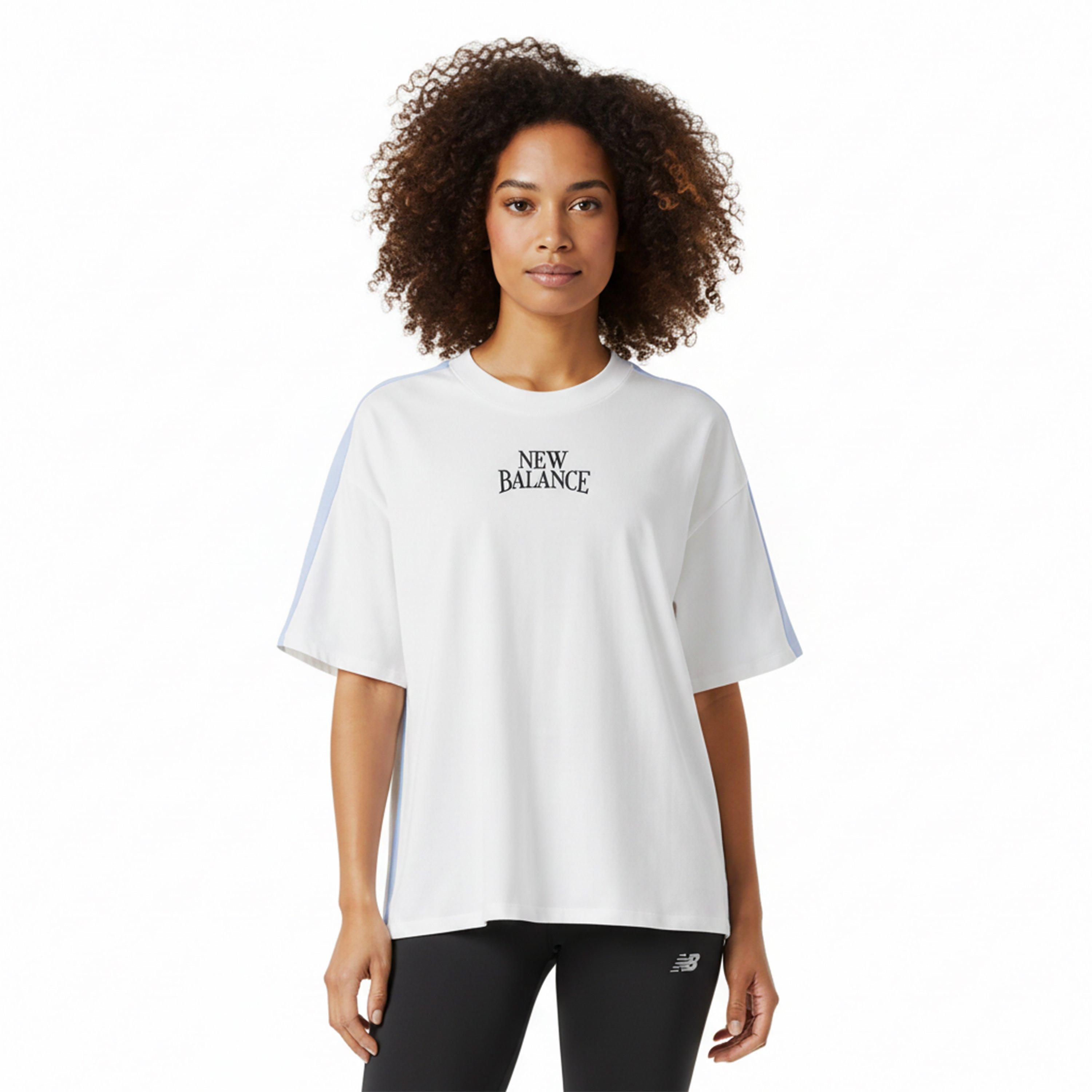White - New Balance - Women's Oversized T-Shirt - 3