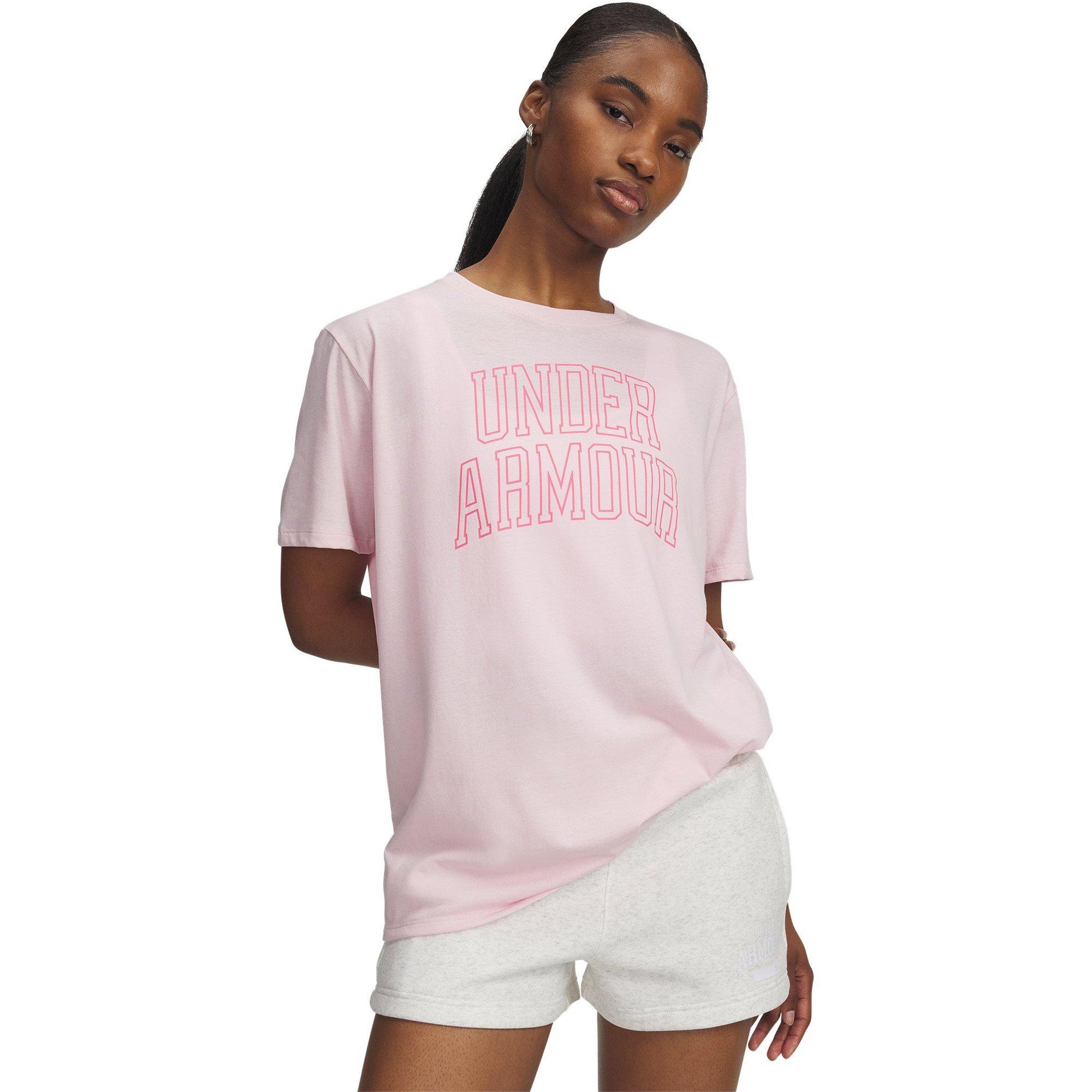 Prime Pink - Under Armour - Womens Rival Campus Oversized T-Shirt - 1