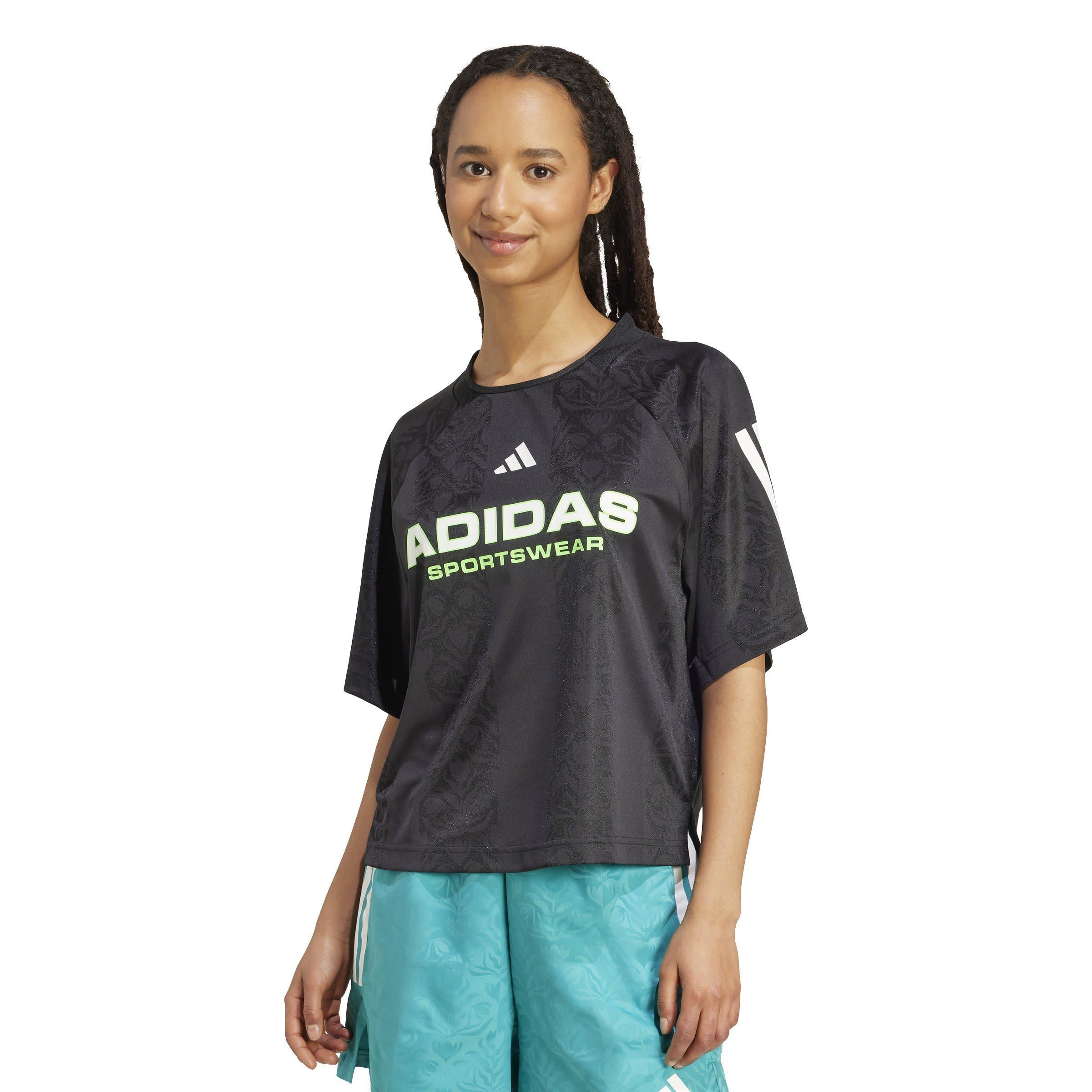 Black/White - adidas - Regular Fit T-Shirt - 2