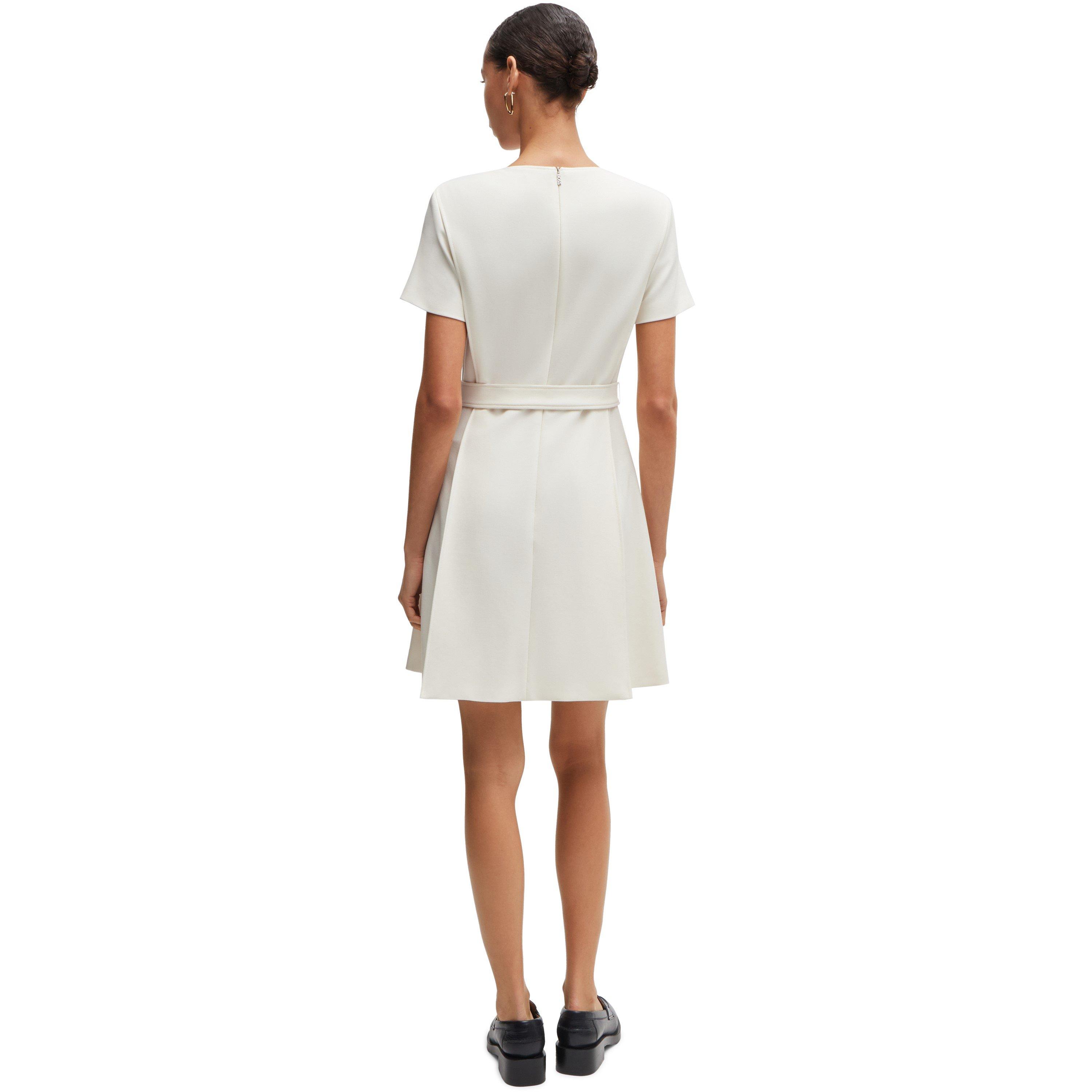 Open White - Boss - Women's Destena Wrap Dress - 3